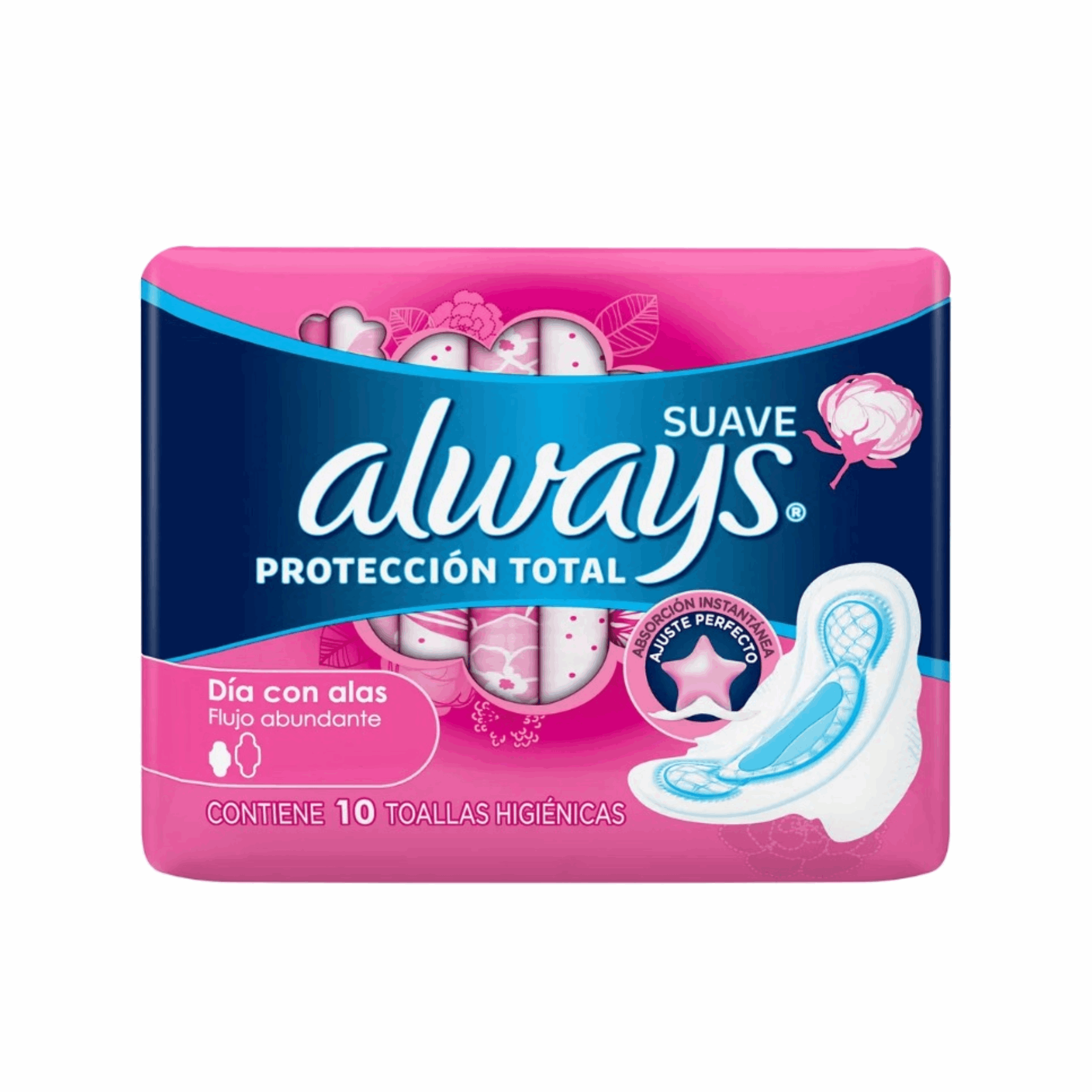Always Suave Pink 10 Pads