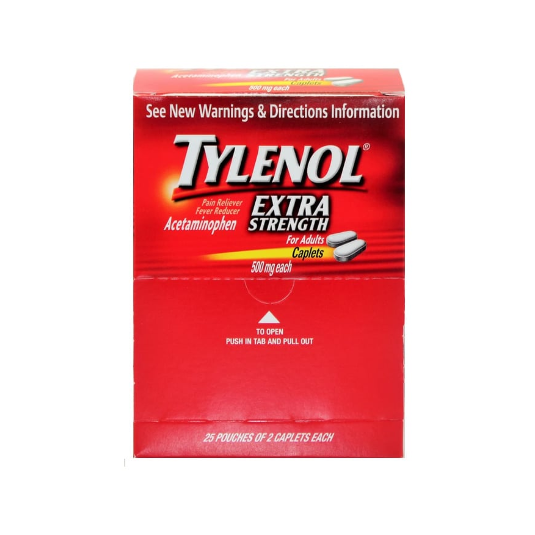 Tylenol Extra Strength 25 Packets of 2