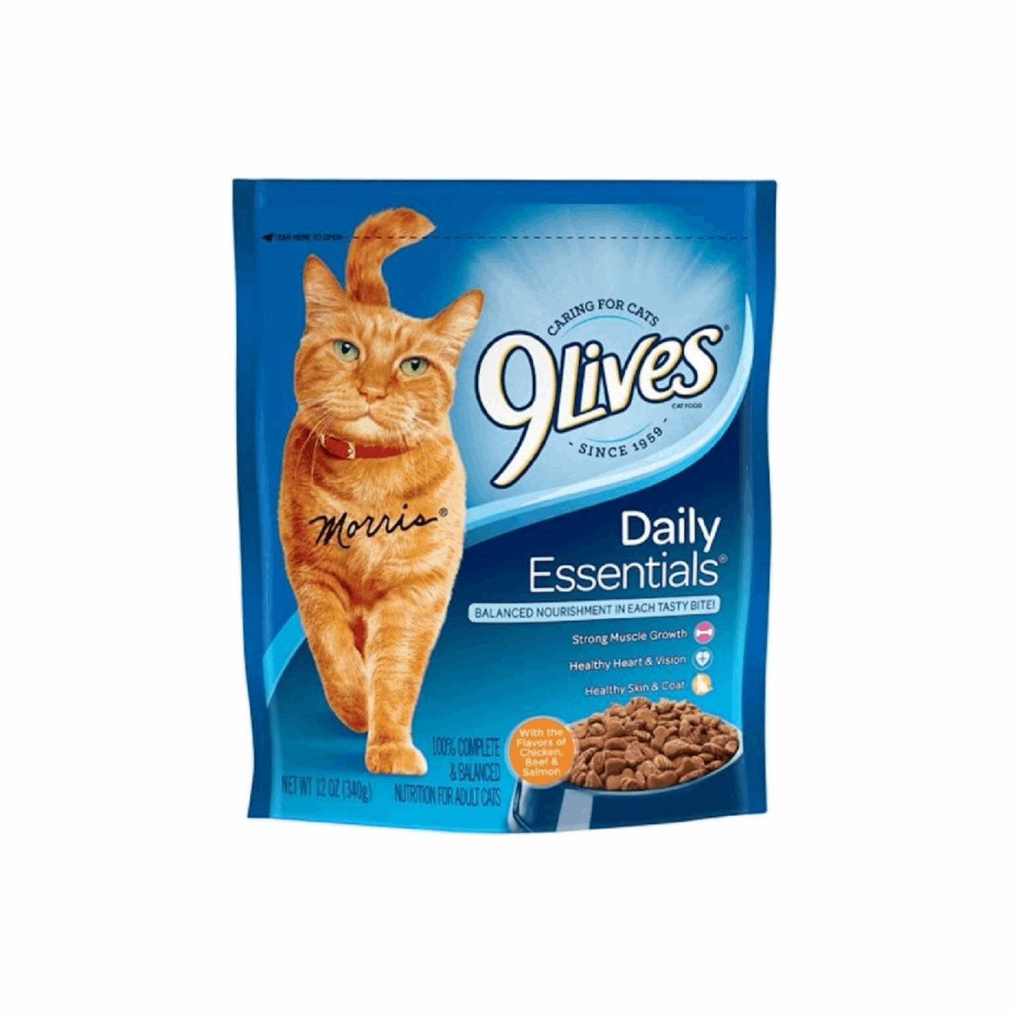 9 Lives Daily Essentials Cat Food 12oz (Case of 6)