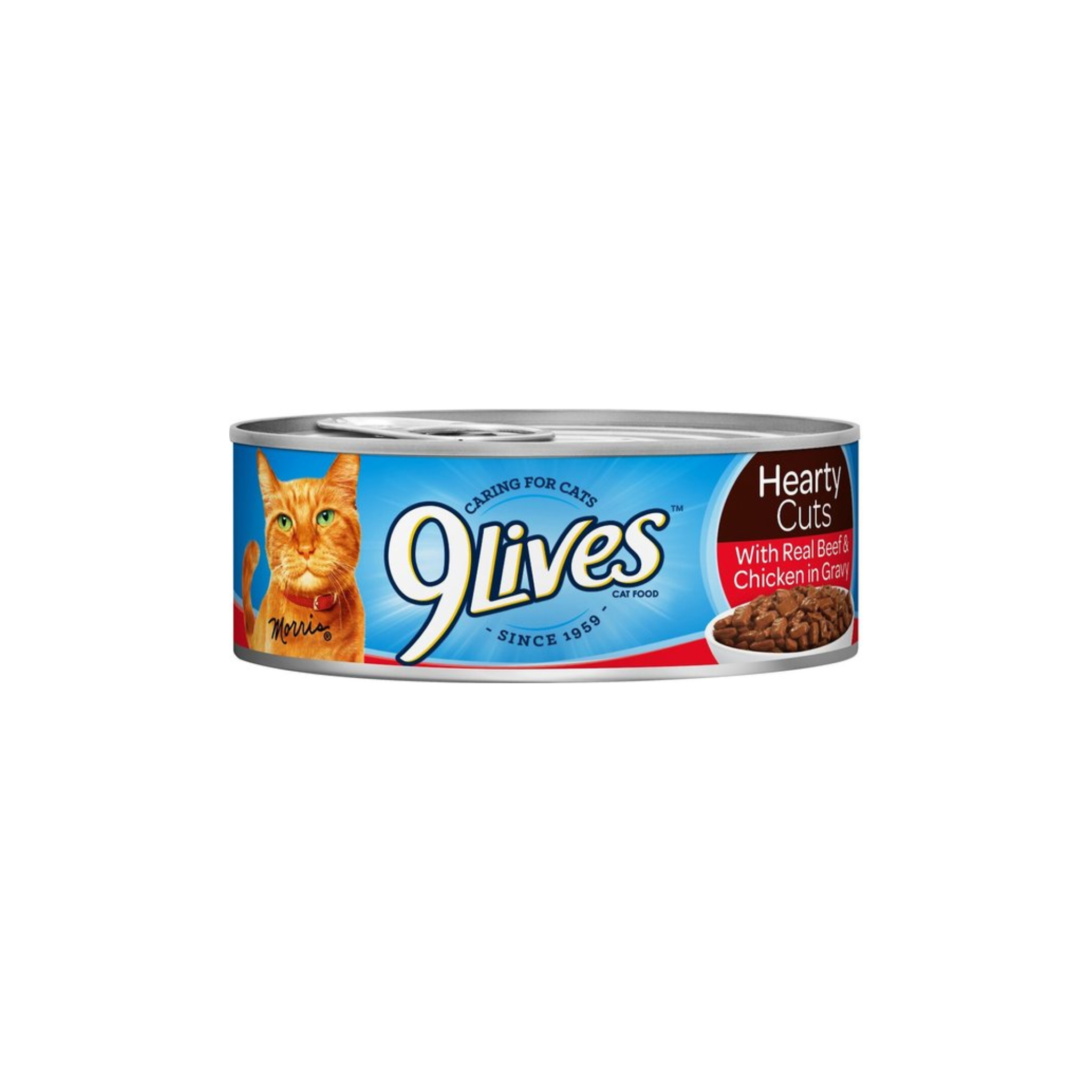 9 Lives Hearty Cuts With Real Chicken & Beef in Gravy 5.5oz