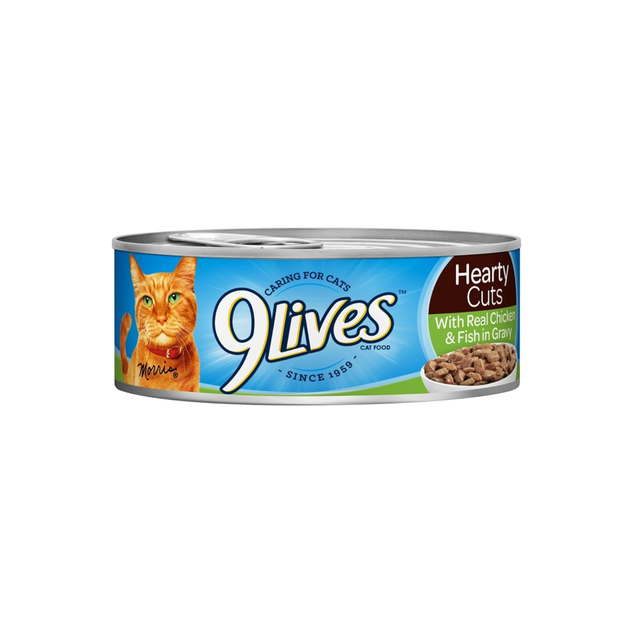 9 Lives Hearty Cuts With Real Chicken & Fish in Gravy 5.5oz