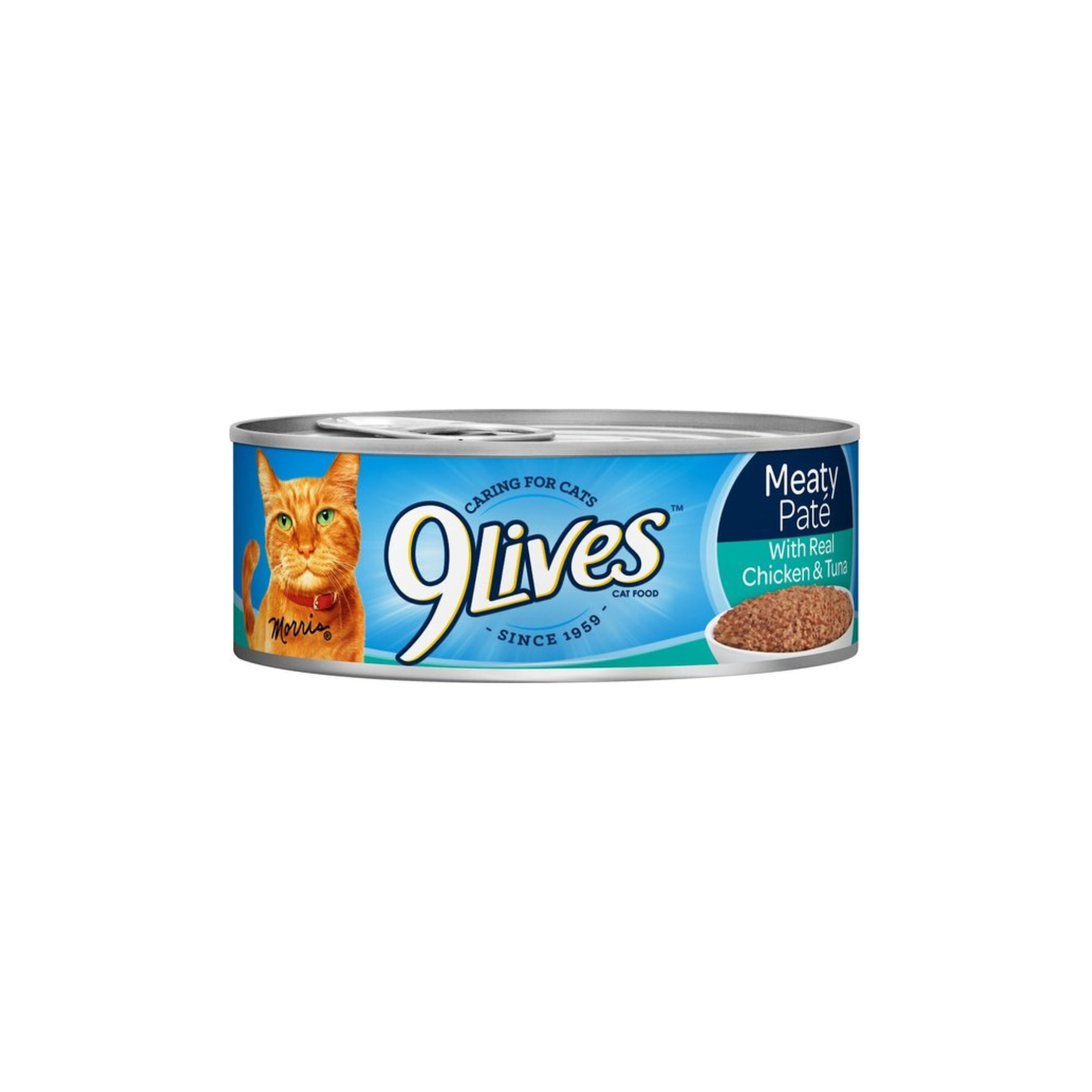 9 Lives Meaty Pate With Real Chicken & Tuna 5.5oz