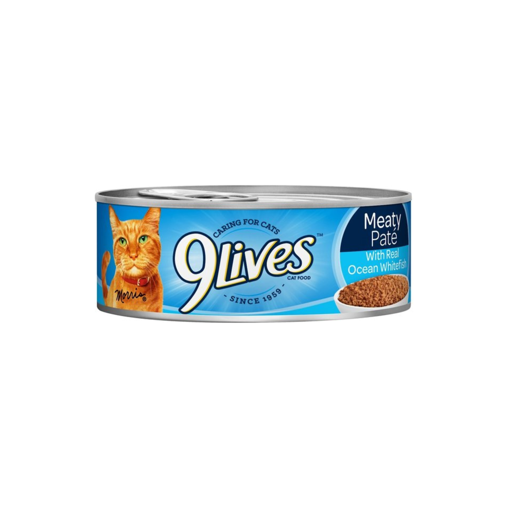 9 Lives Meaty Pate With Real Ocean Whitefish 5.5oz