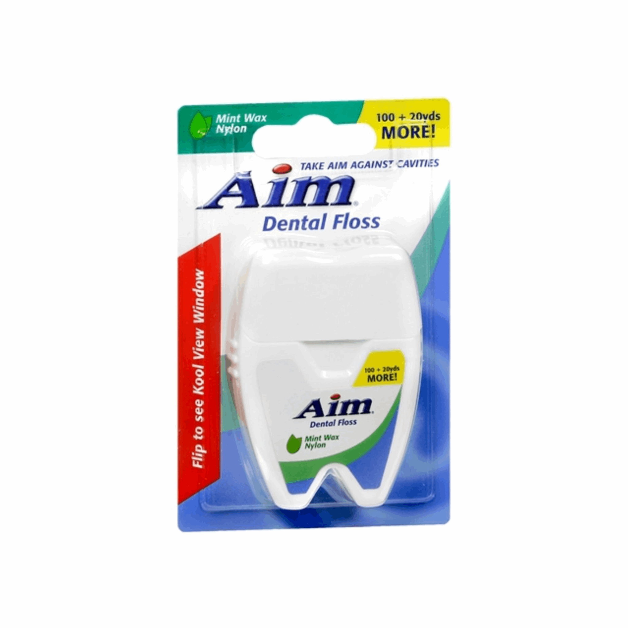 Aim Mint Dental Floss 100yds (Case of 12)