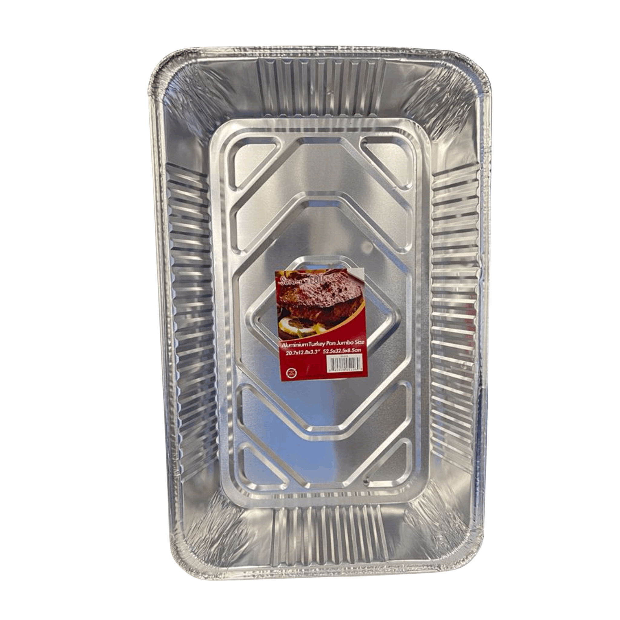 Aluminum Roaster Pan Rectangle 20.7 x 12.8 x 3.3in