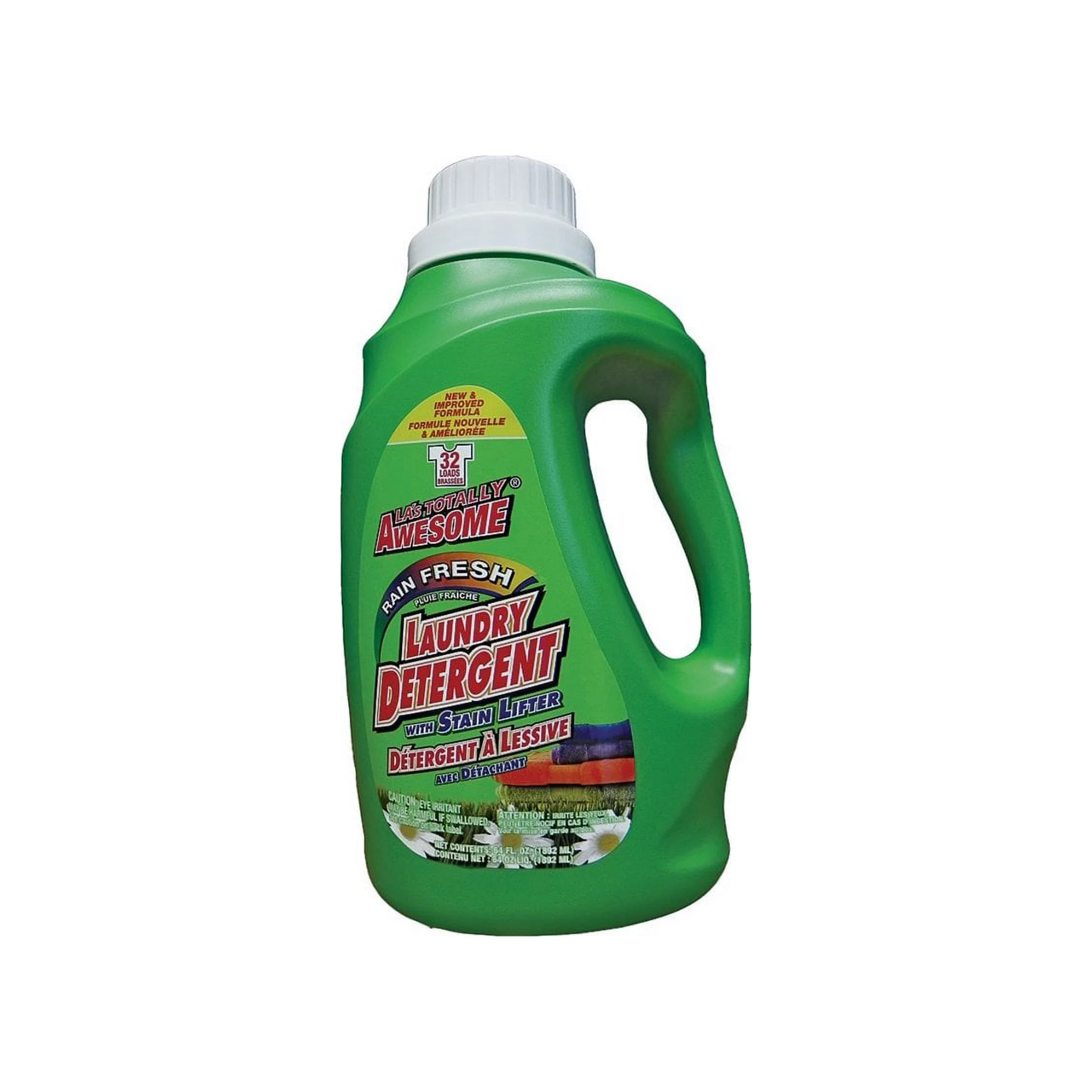 Awesome Laundry Detergent w/ Stain Lifter Rain Fresh 64oz