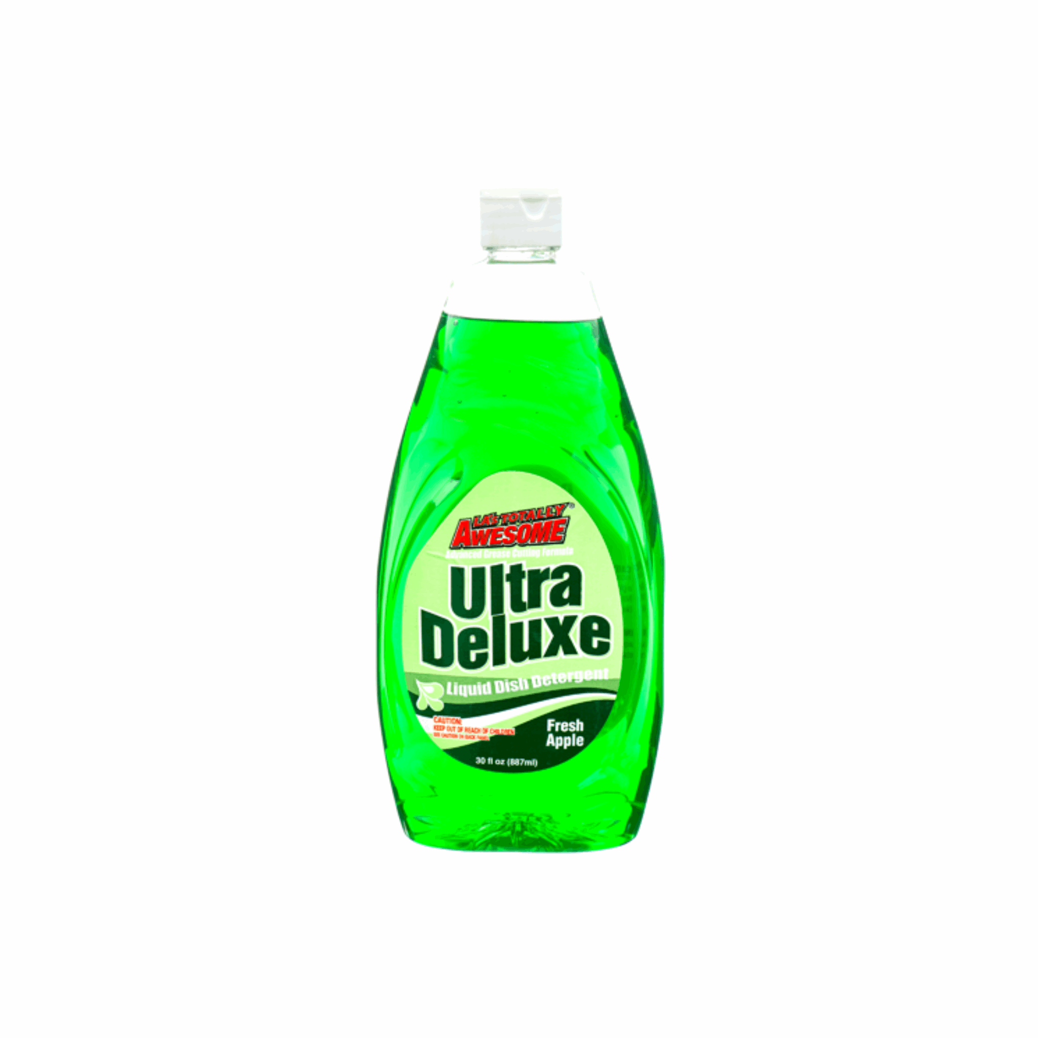 Awesome Ultra Deluxe Fresh Apple Liquid Dish Detergent 30oz (Case of 12)