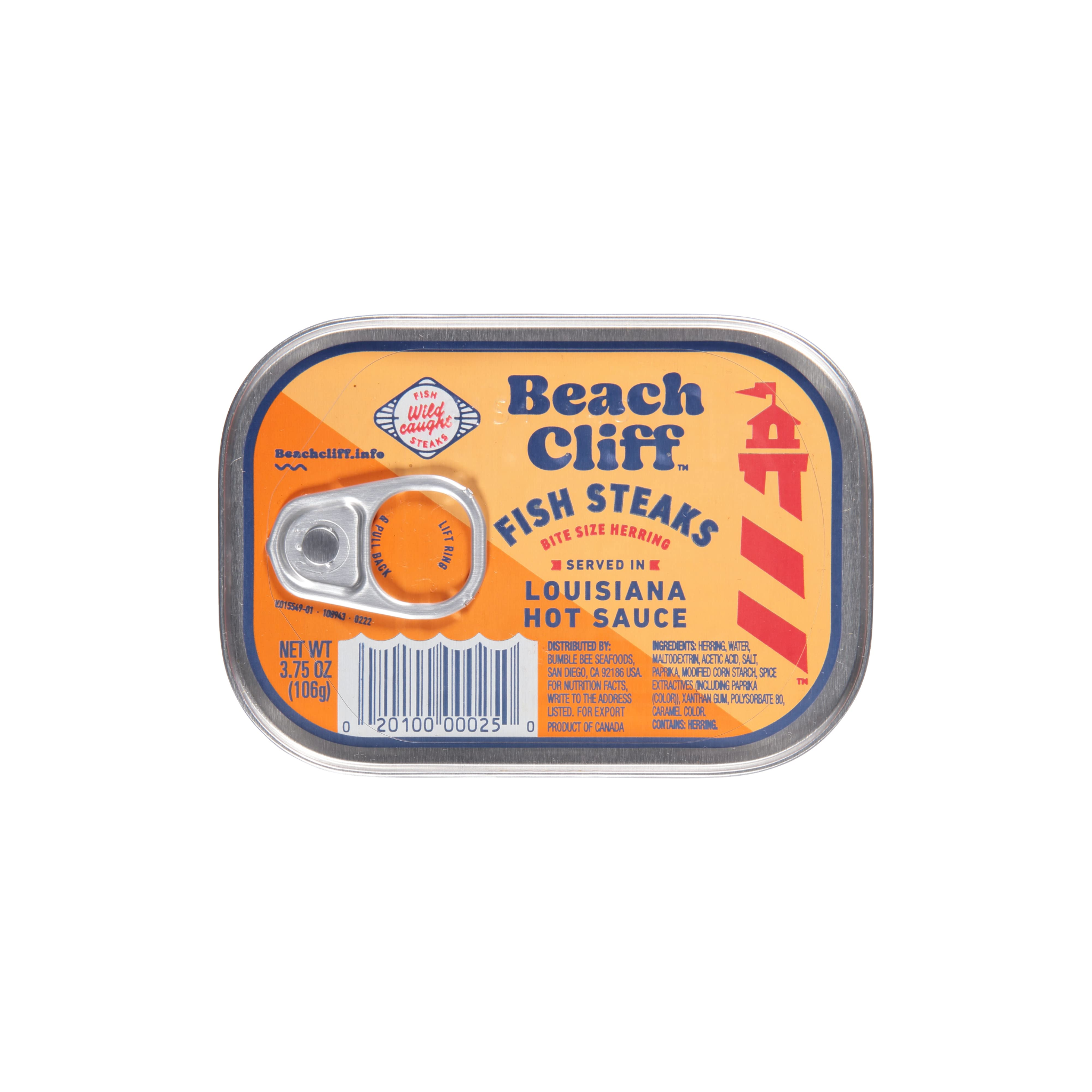 Beach Cliff Fish Steaks in Louisiana Hot Sauce 3.75oz