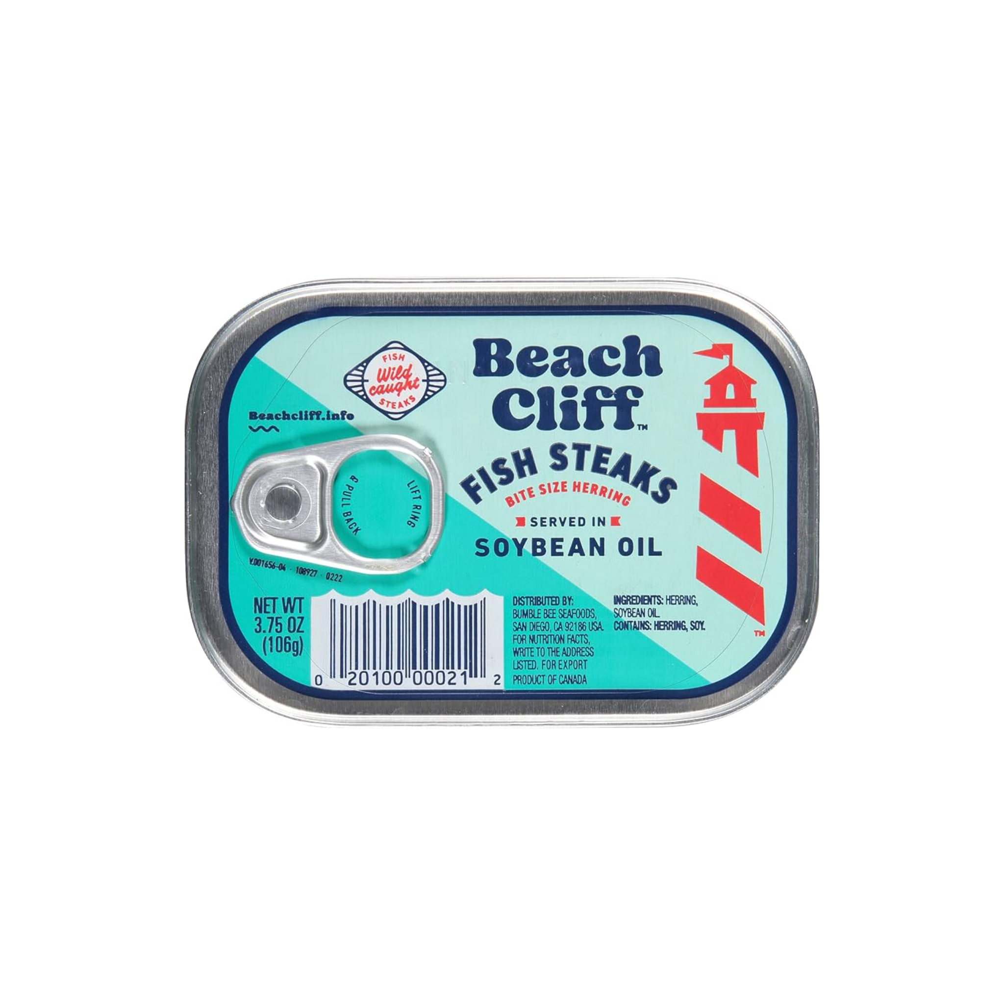 Beach Cliff Fish Steaks in Soybean Oil 3.75oz