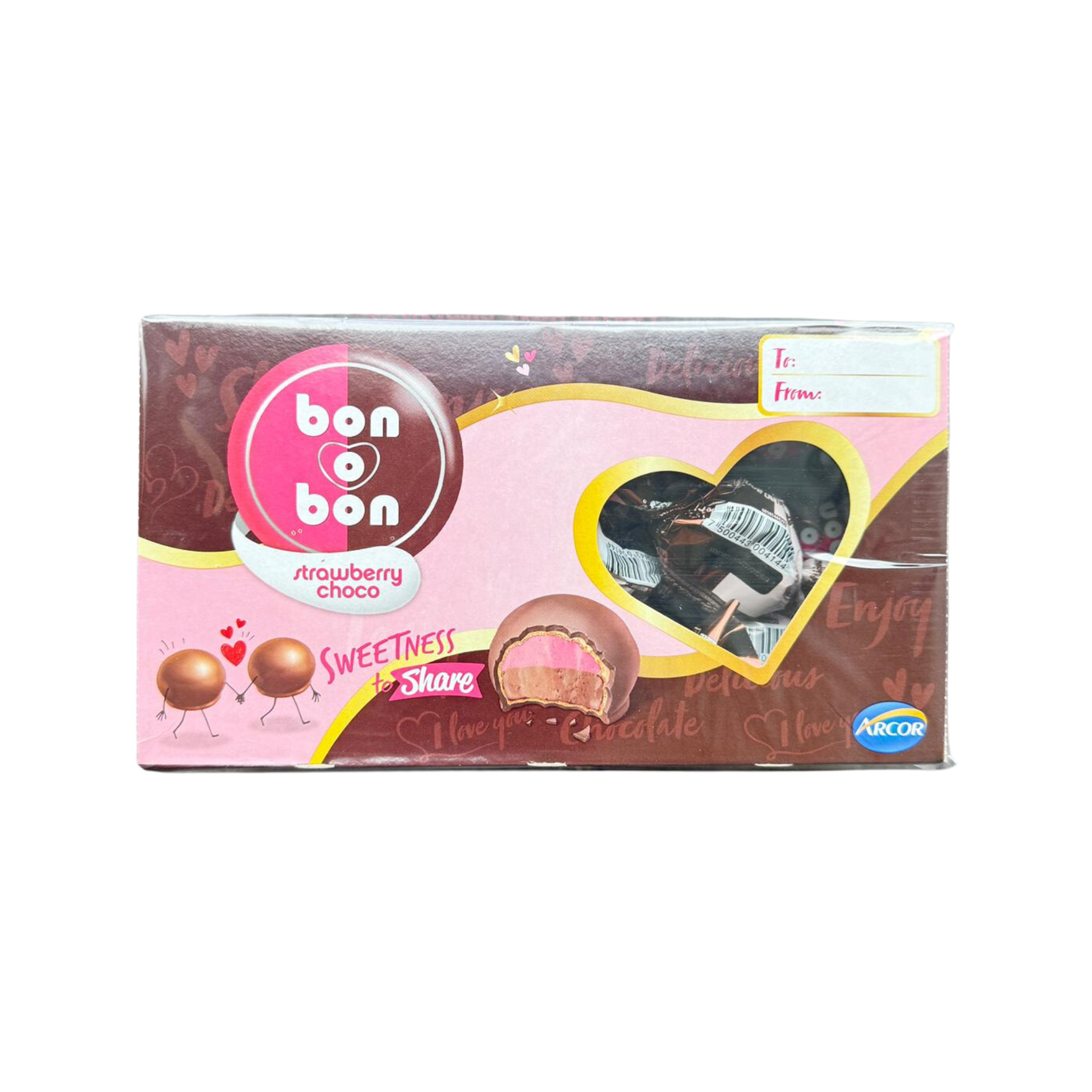 Bon o Bon Strawberry & Choco Box 18ct