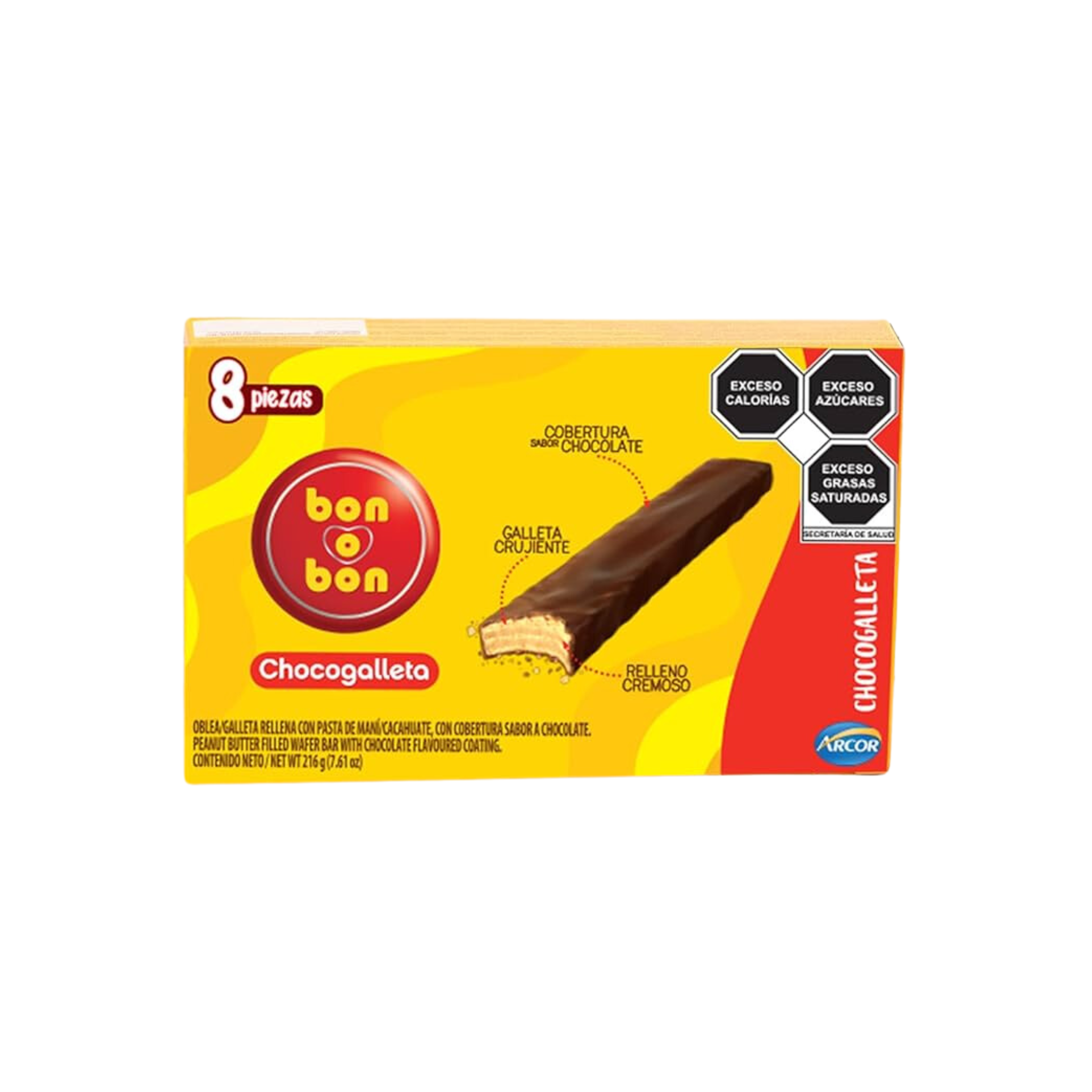 Bon o Bon Milk Wafer Bar 8ct