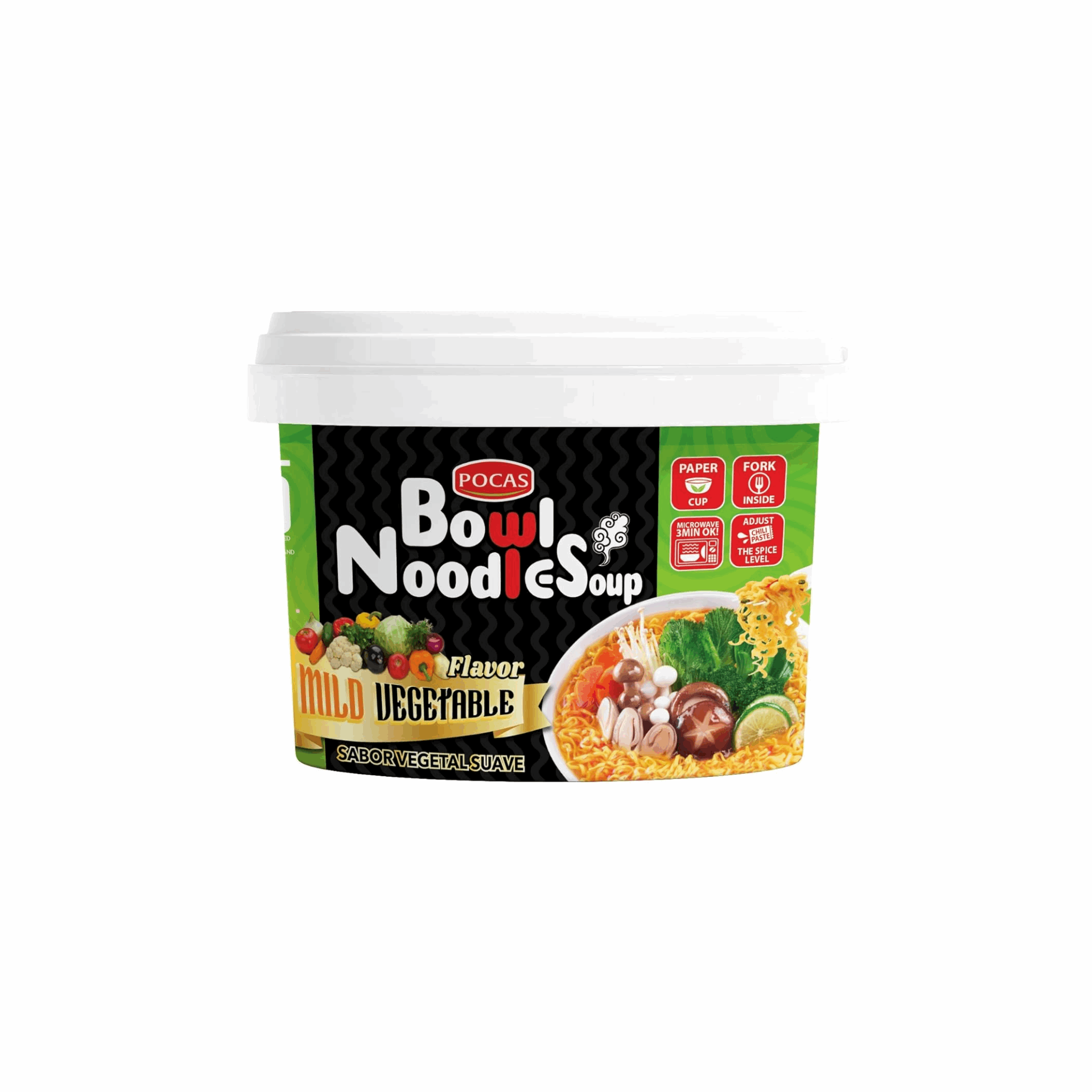 Bowl Noodle Soup Vegetable (Case of 12)