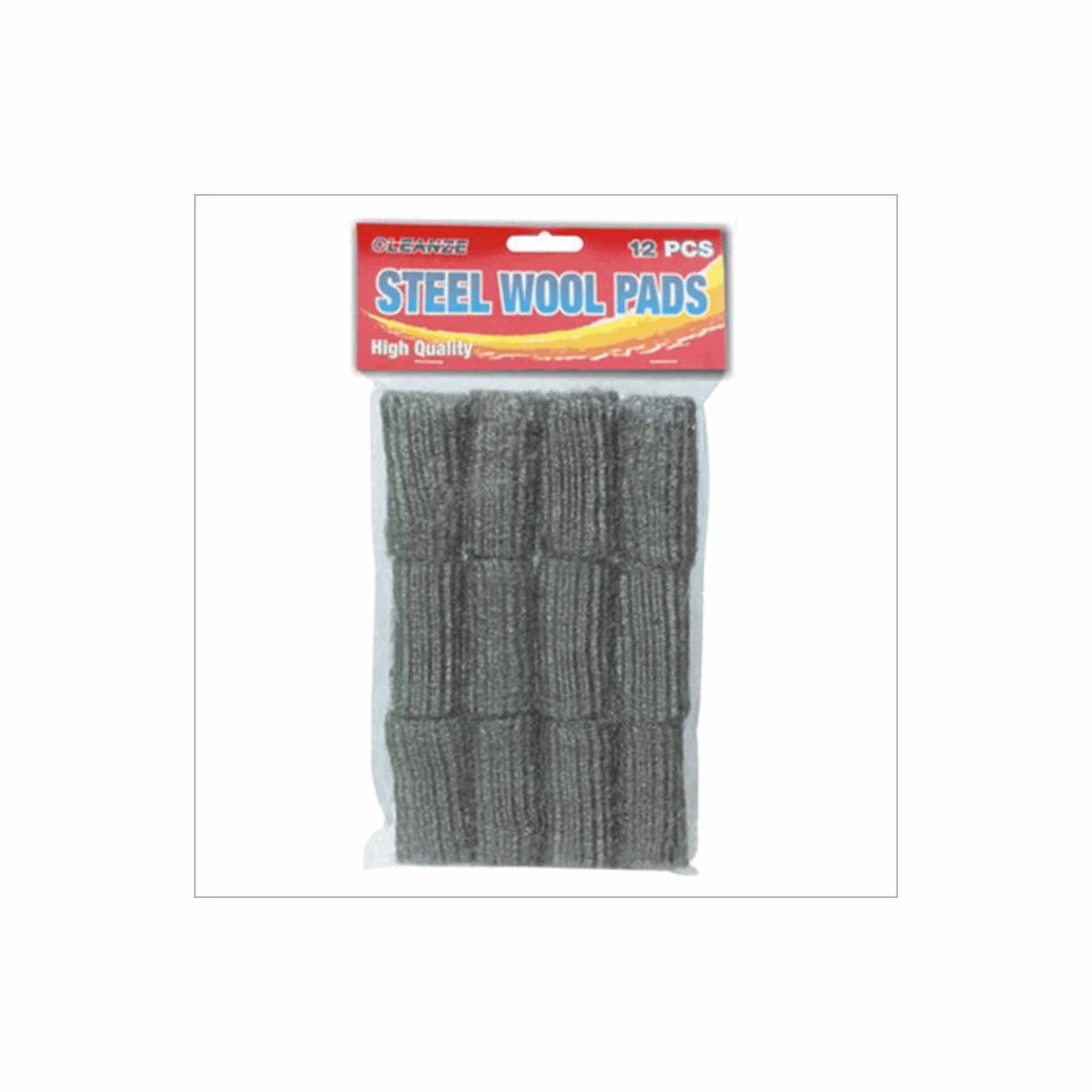 Cleanze Steel Wool 12 Pads (Case of 12)