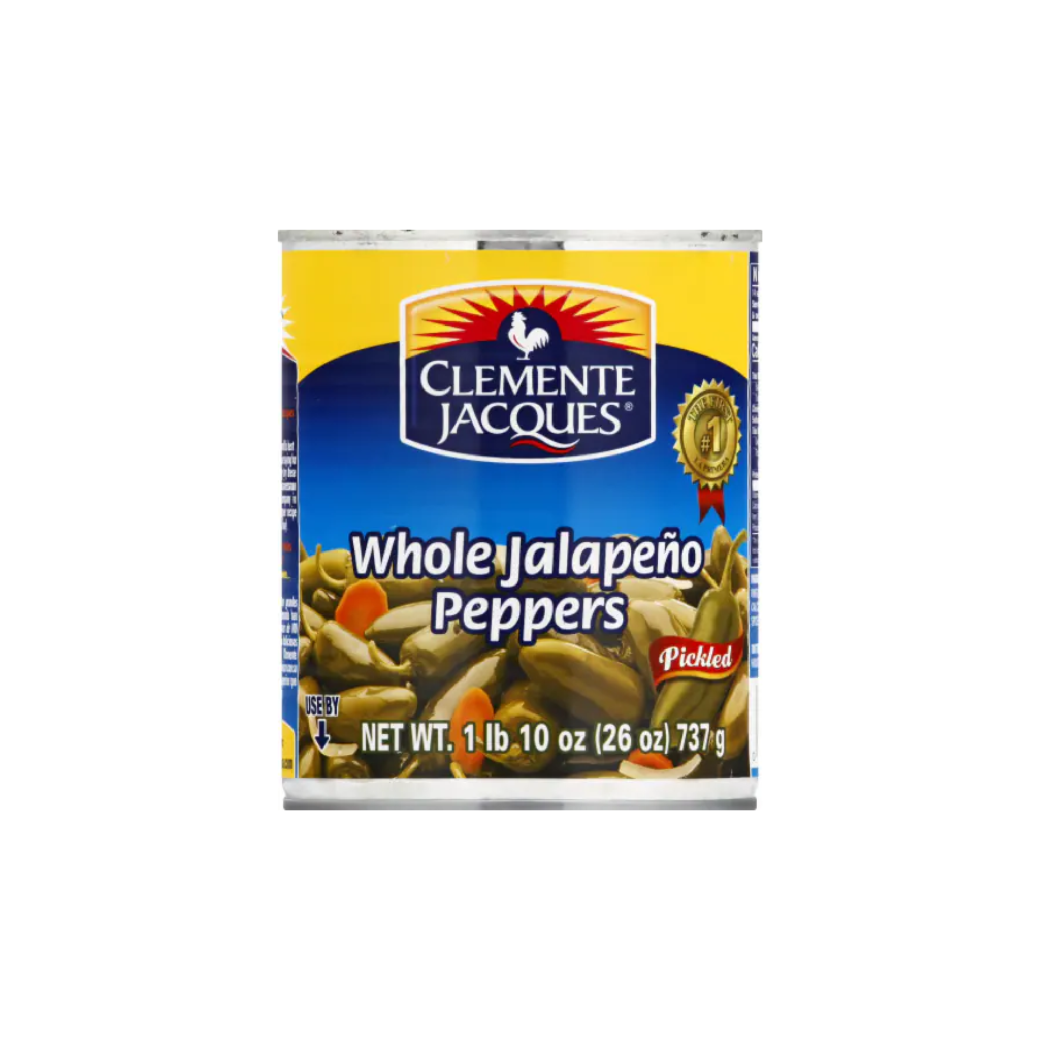 Clemente Whole Jalapeno Peppers 26oz