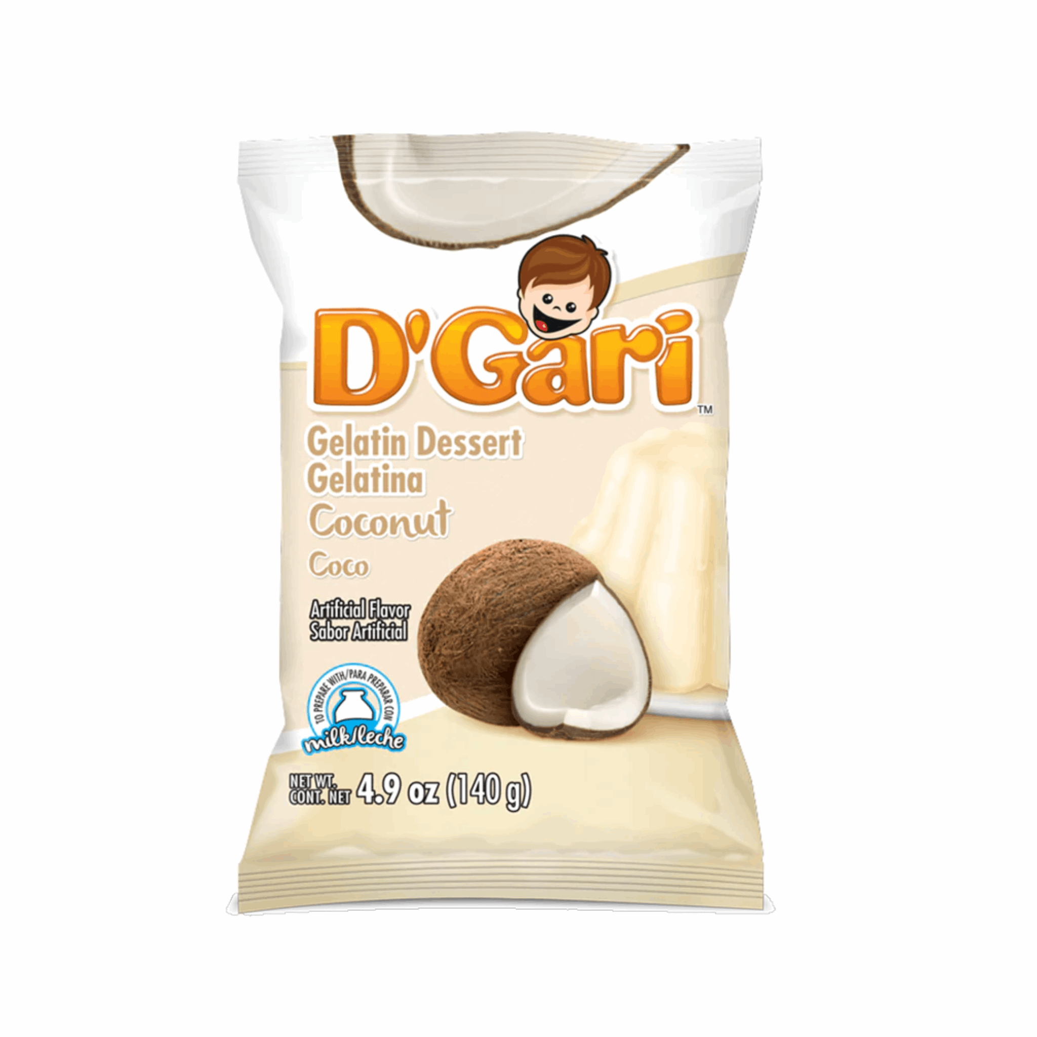 D'Gari Coconut Gelatin Dessert 4.2oz