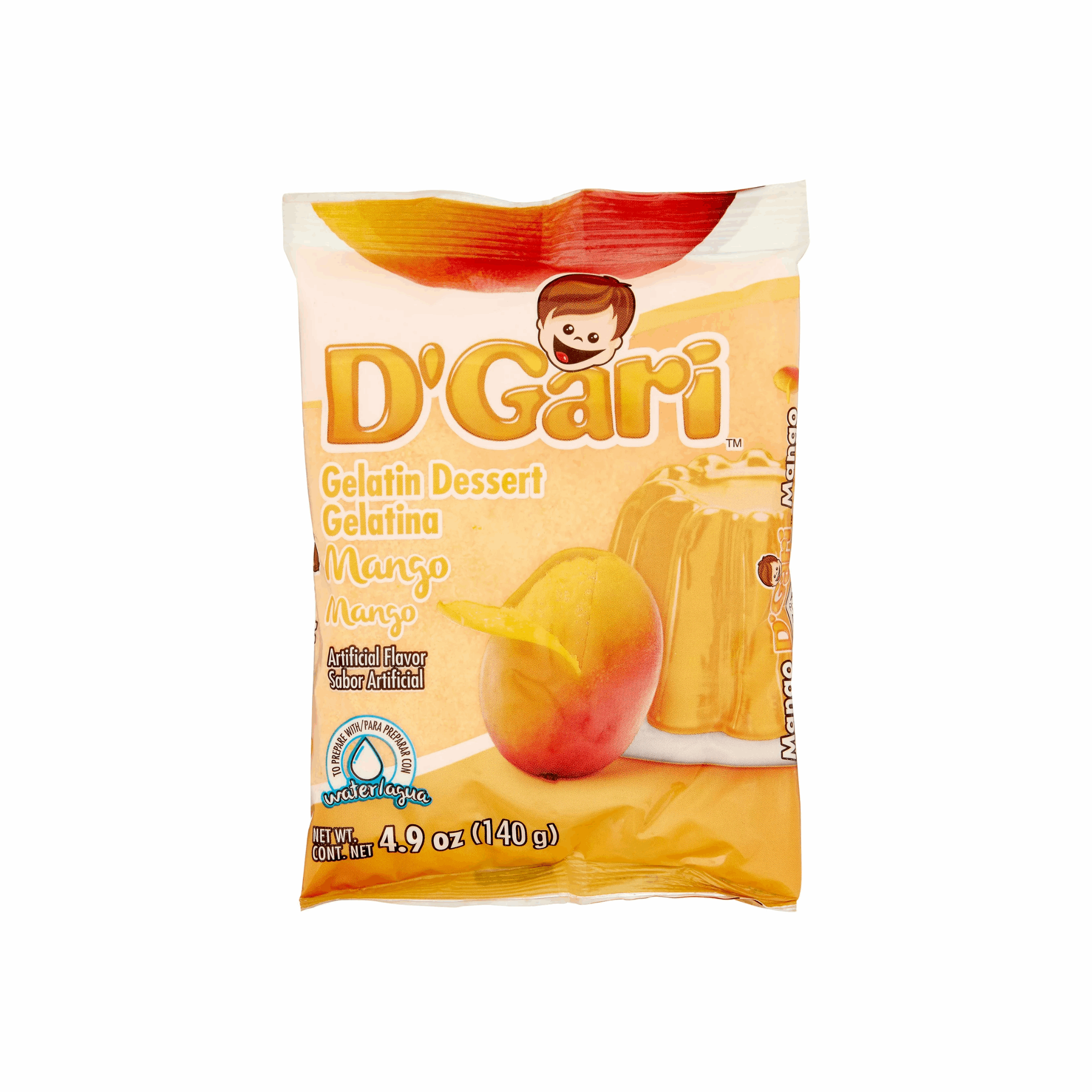 D'Gari Mango Gelatin Dessert 4.2oz (Case of 24)