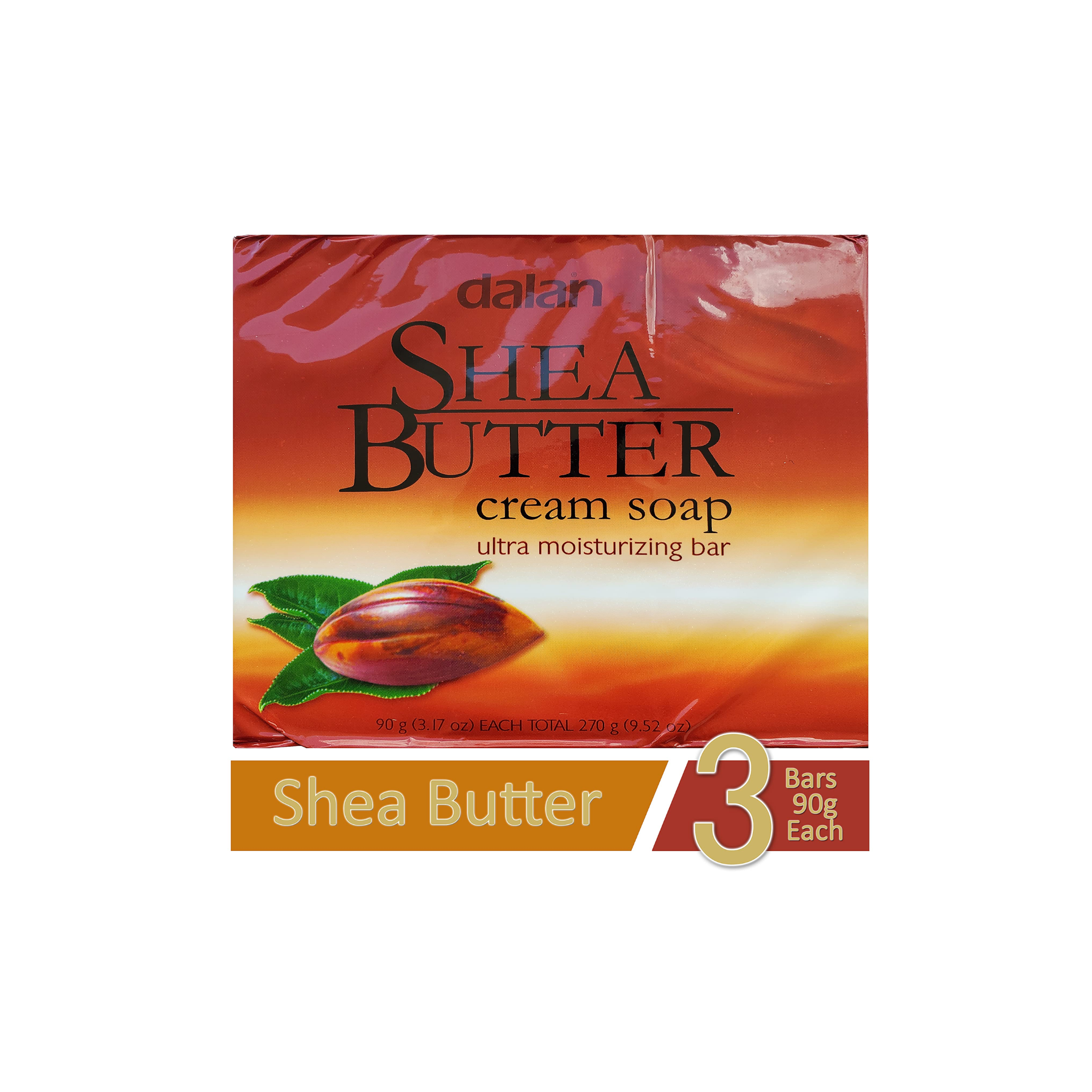 Dalan Shea Butter Cream Soap Bar 90g 3ct