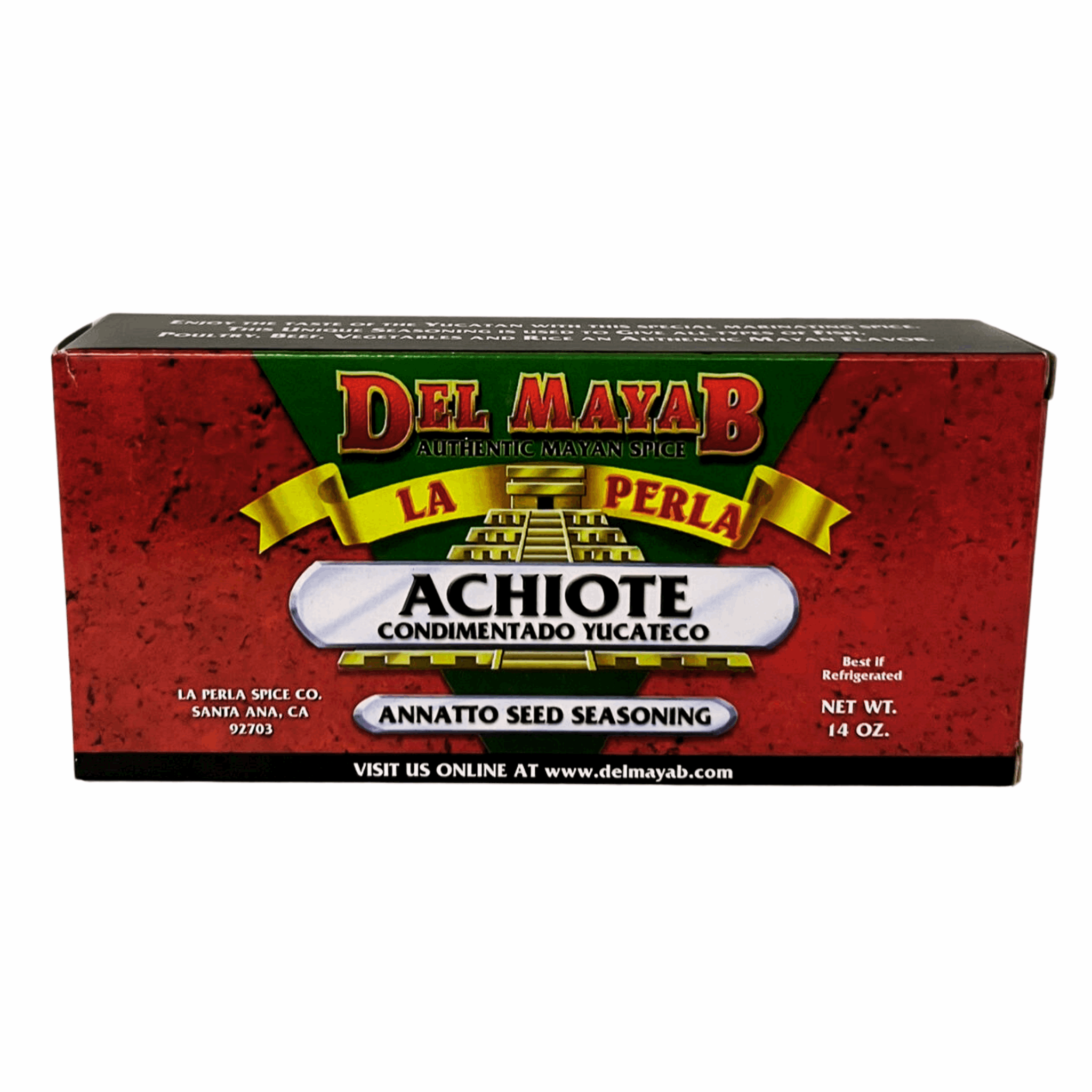 La Perla Del Mayab Annatto Seed Paste Achiote 14oz (Case of 25)