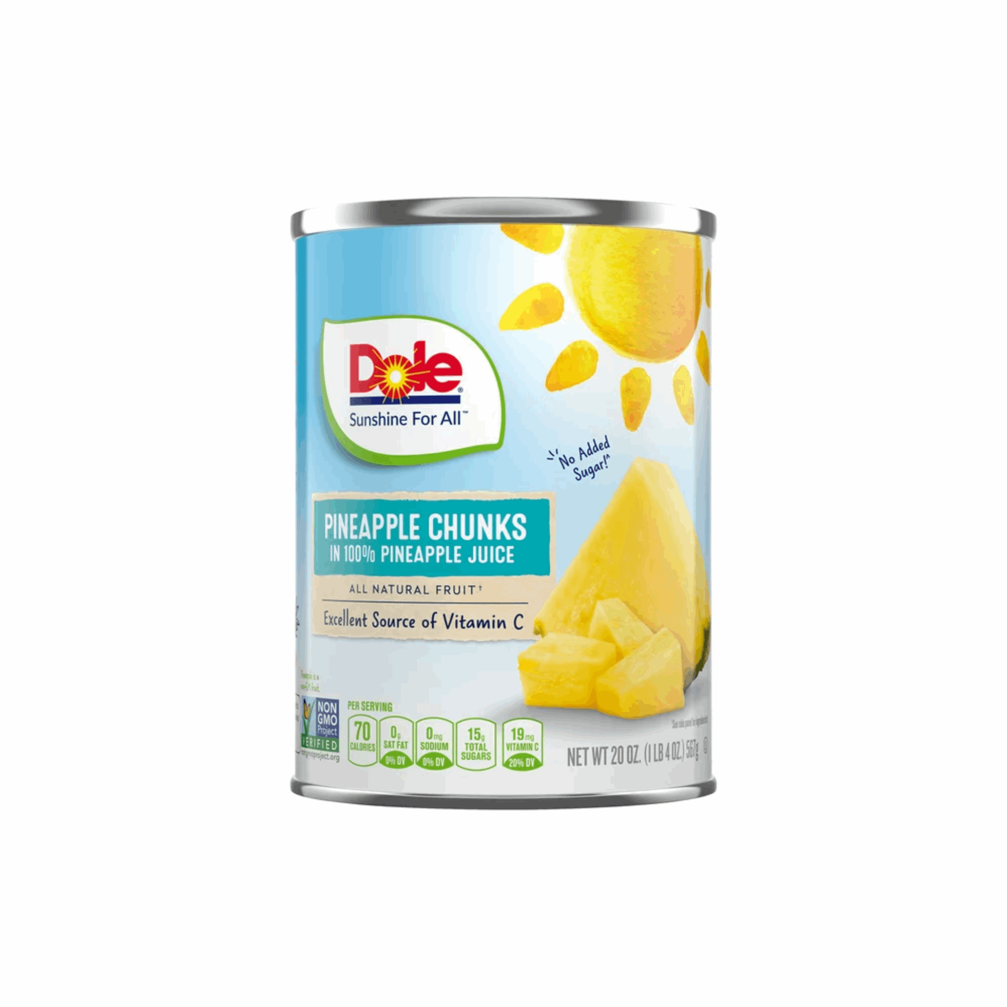 Dole Pineapple Chunks w/ Juice 20oz