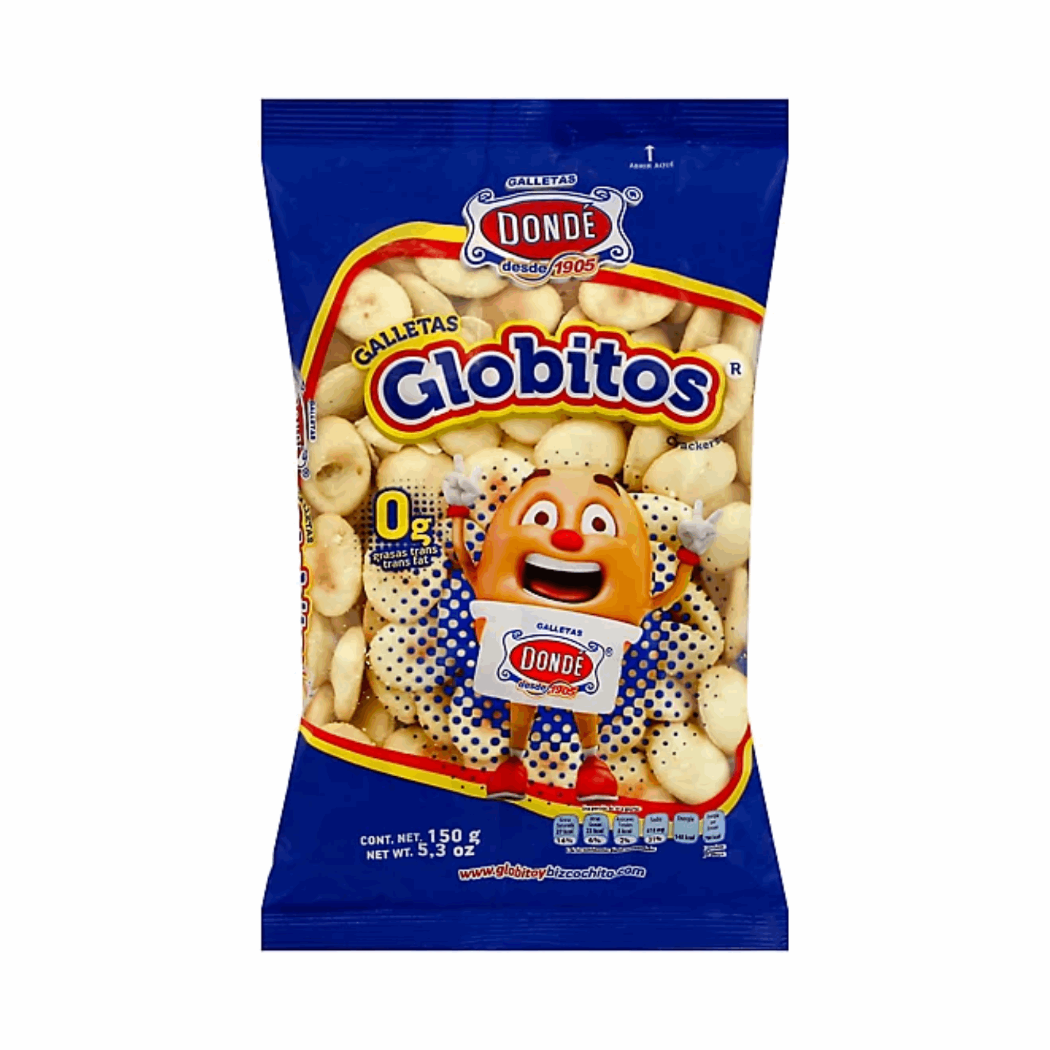 Donde Globitos Crackers Galletas 150g