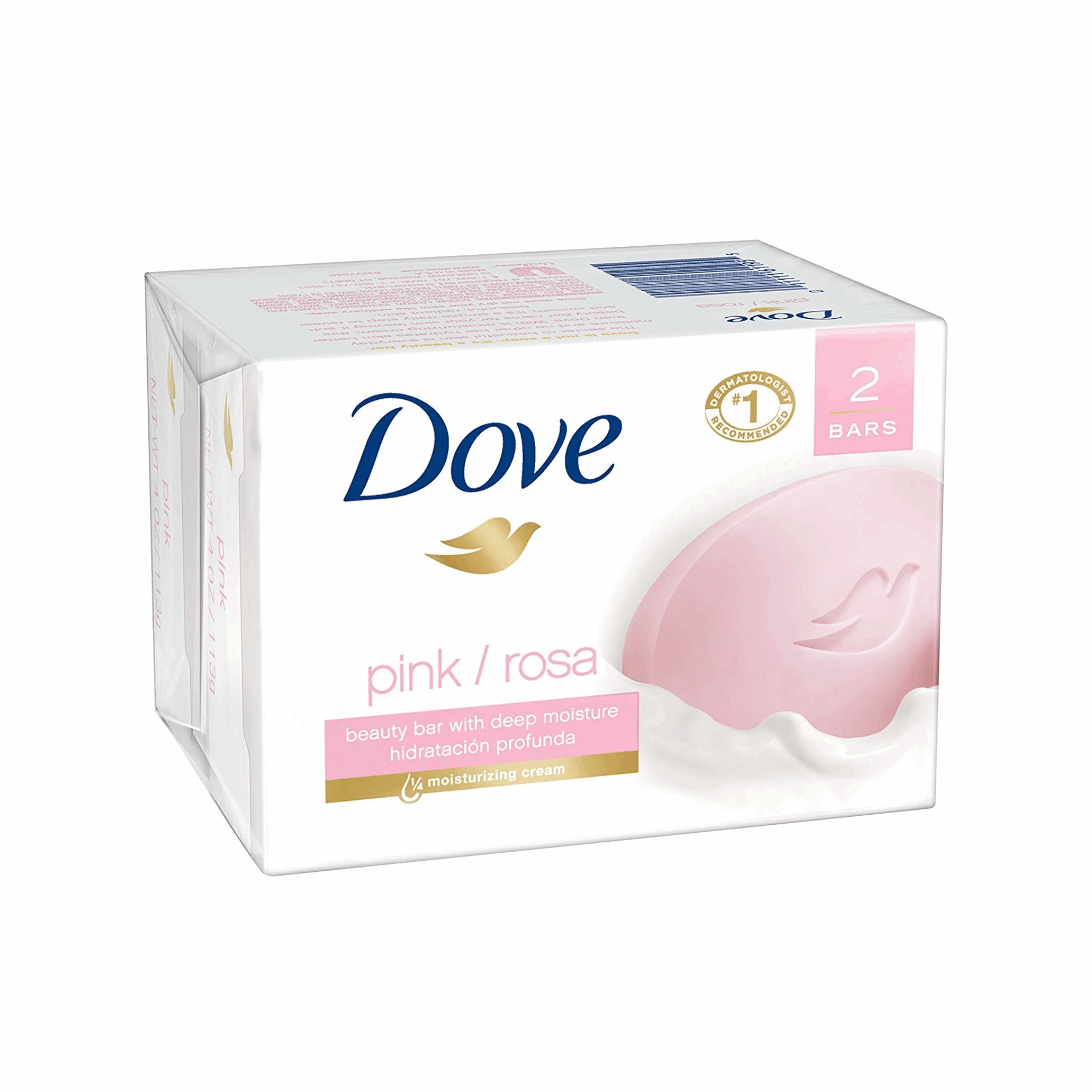 Dove Pink Beauty Bar with Deep Moisture Soap 2ct