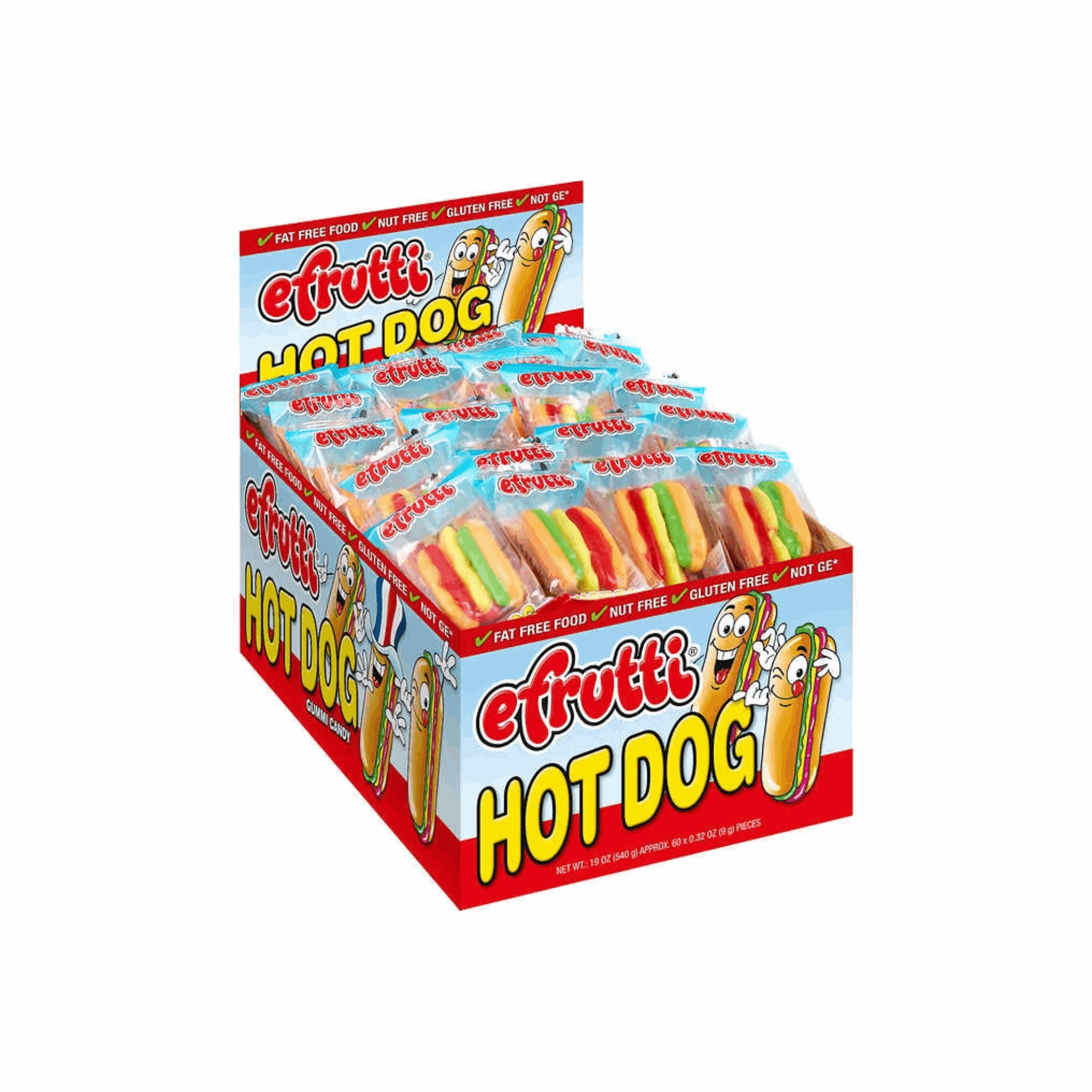 Efrutti Hot Dog Gummies 60ct