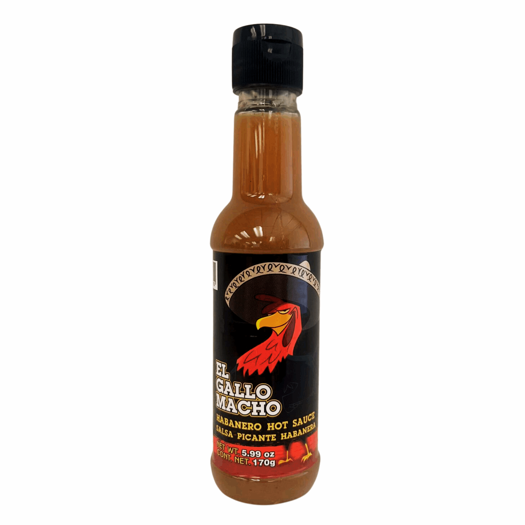 El Gallo Macho Habanero Hot Sauce 5.99oz