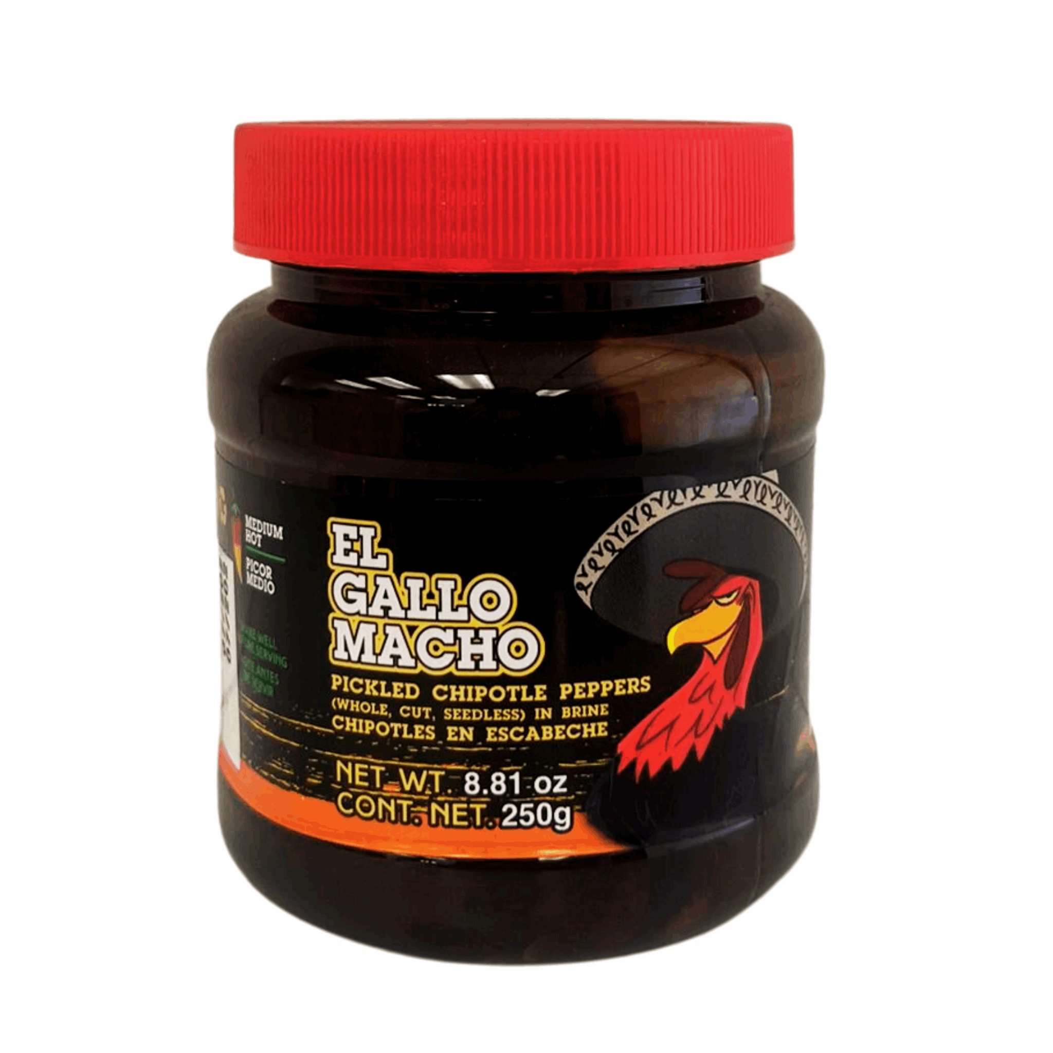 El Gallo Macho Pickled Chipotle Pepper 8.81oz