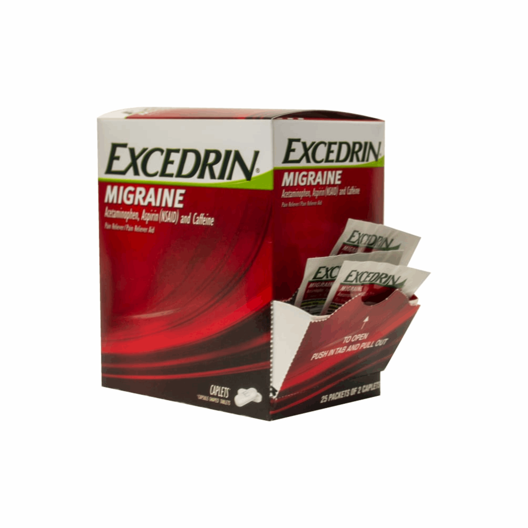 Excedrin Migraine 25 Packets of 2 Caplets