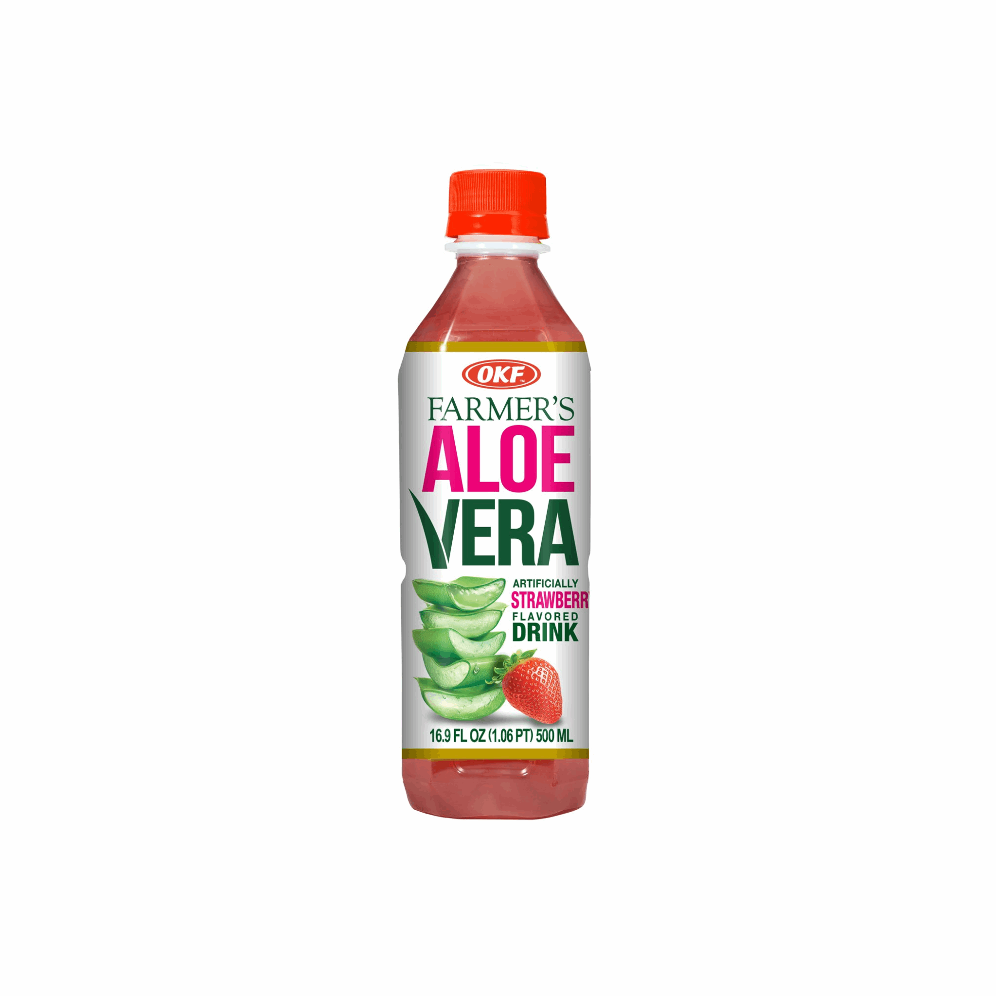 Farmers Aloe Vera Strawberry 500ml (Case of 12)