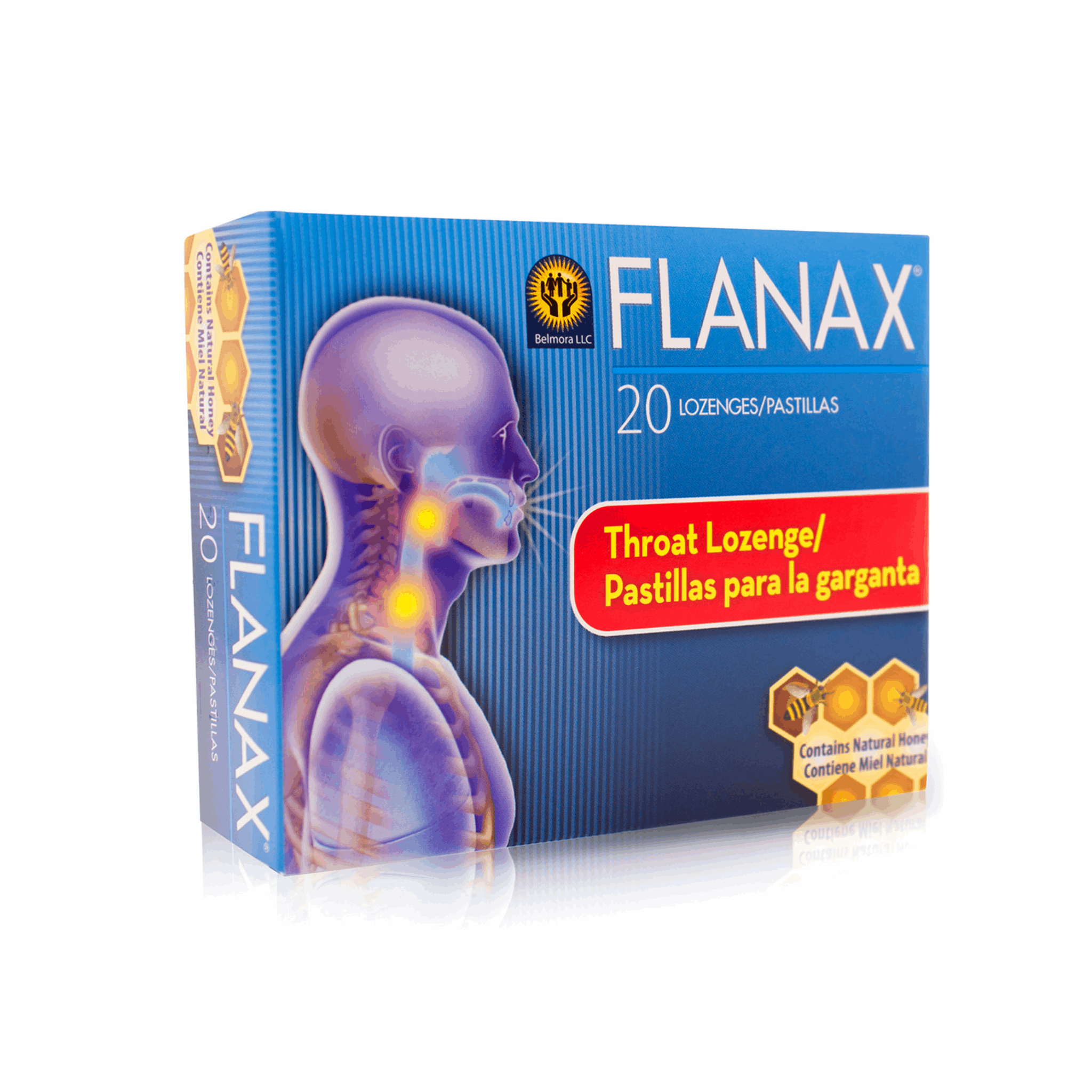 Flanax Throat Lozenge 20ct