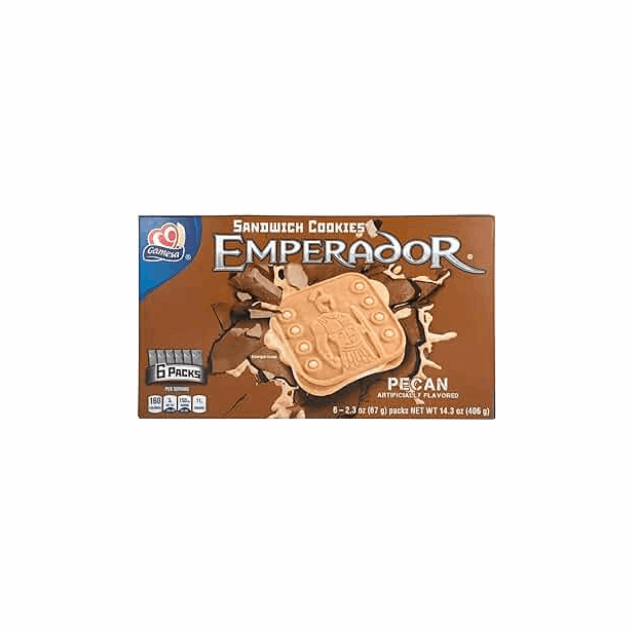 Gamesa Emperador Pecan 6ct (Case of 12)