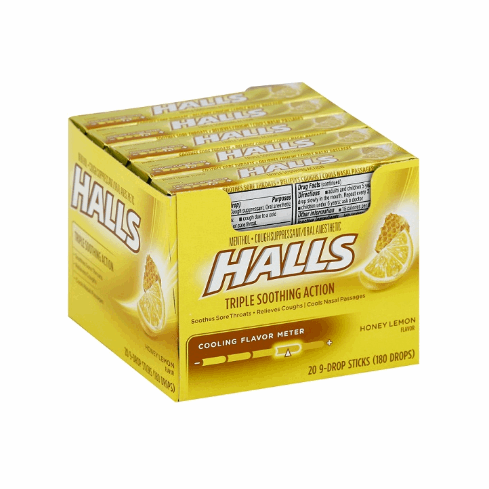 Halls Honey & Lemon 20ct