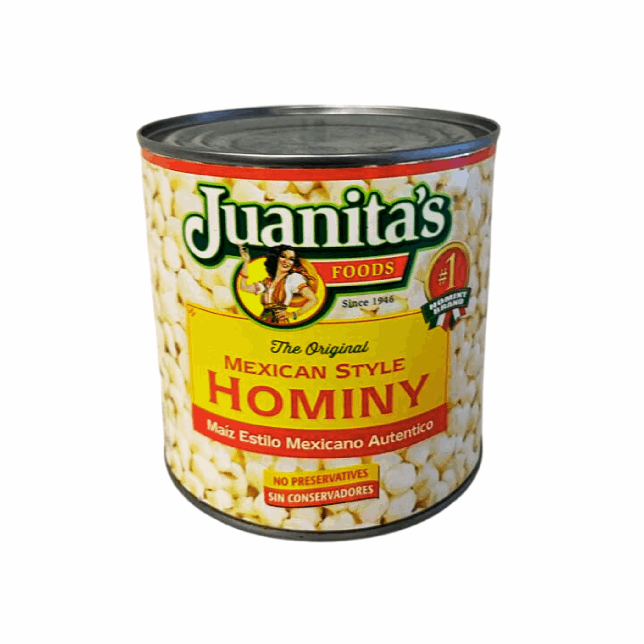 Juanita's Hominy Mex Style 25oz