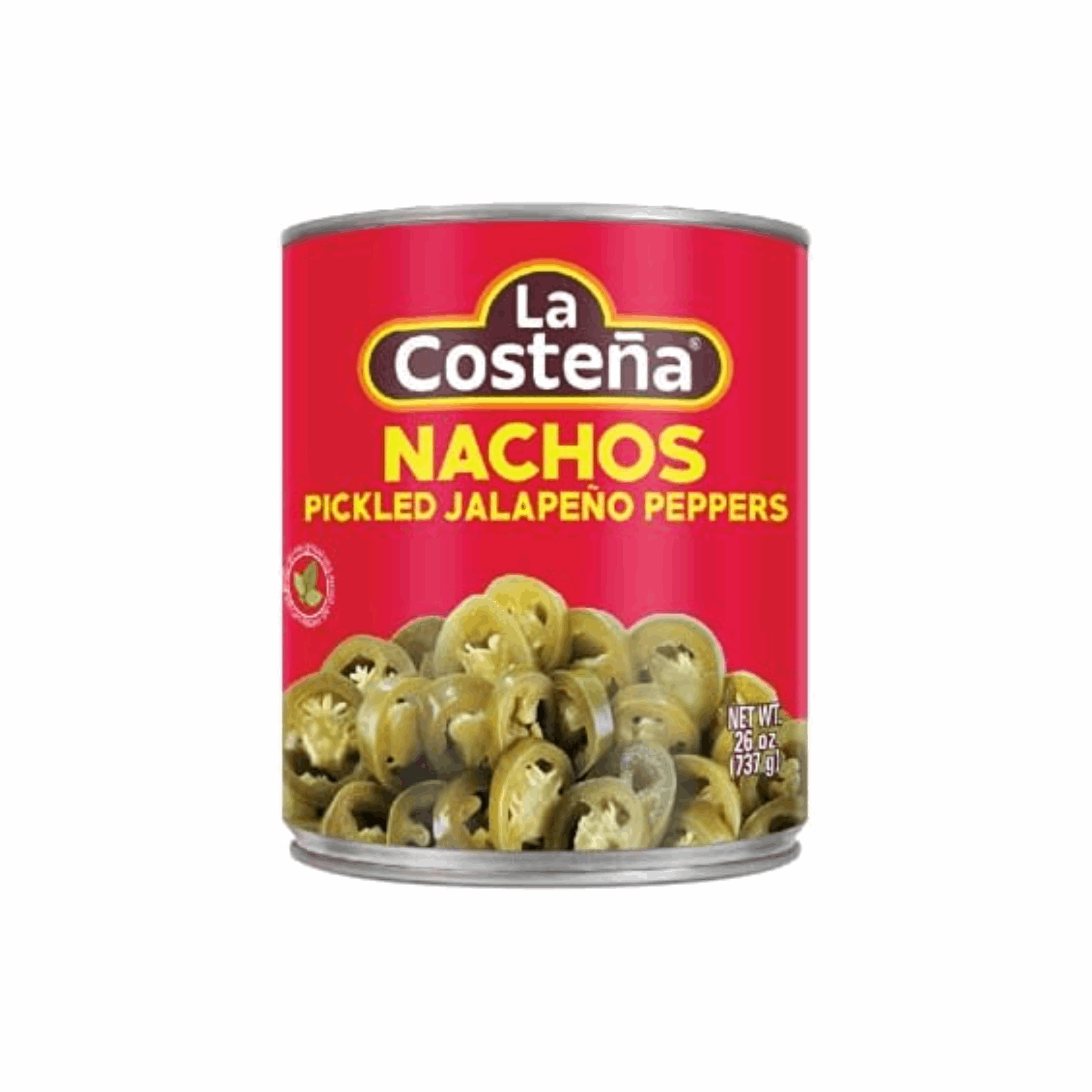 La Costena Nachos Pickled Jalapeno 26oz (Case of 12)