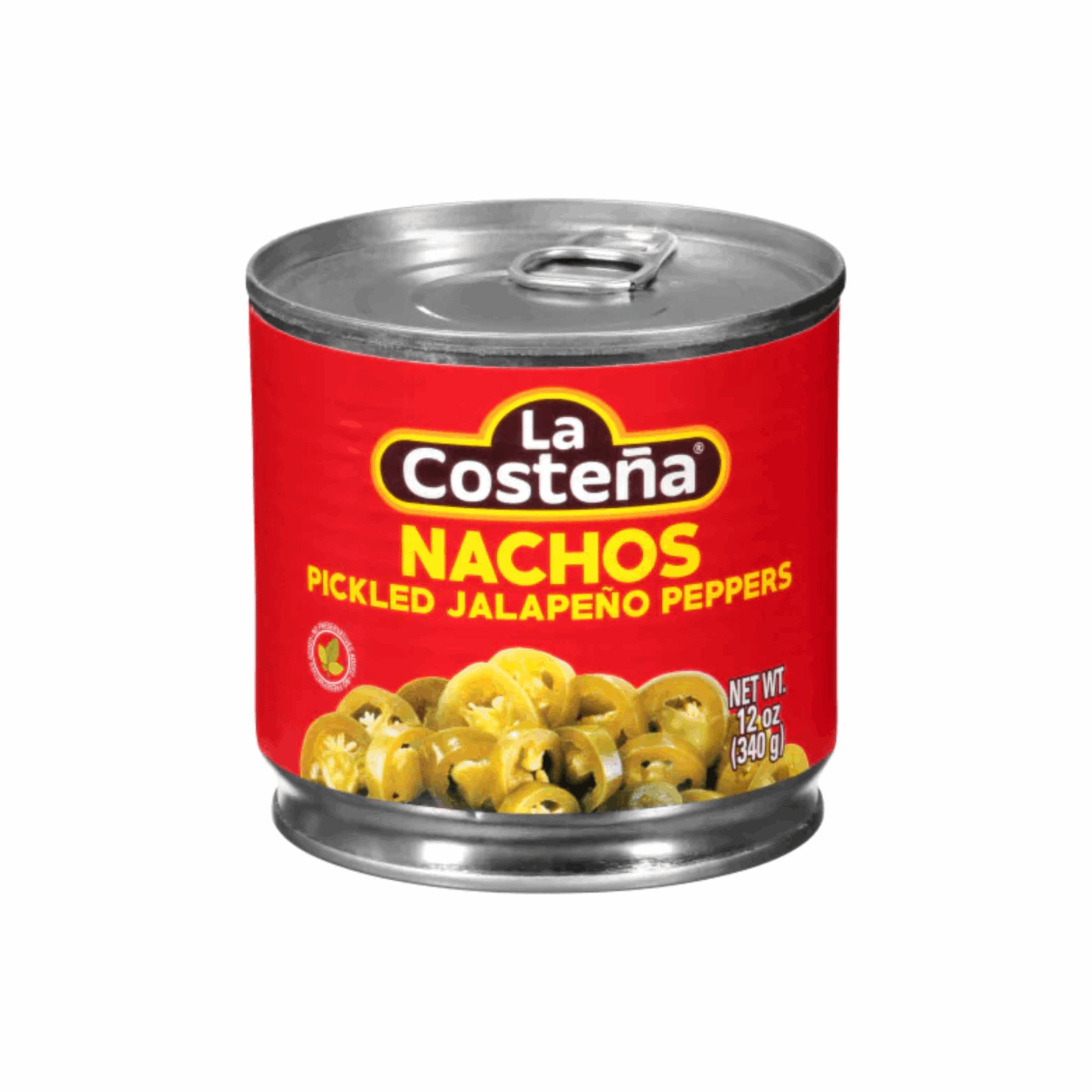 La Costena Nachos Pickled Jalapenos 12oz (Case of 12)