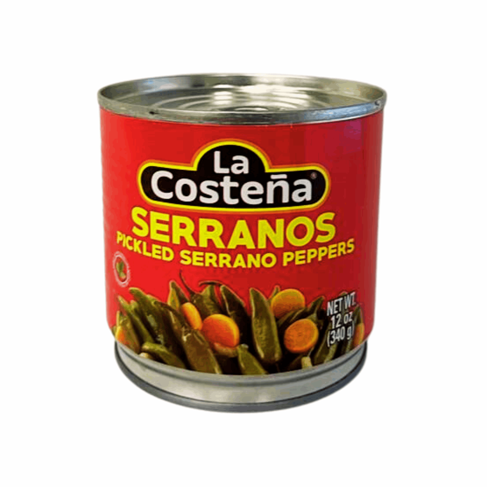 La Costena Serranos 12oz (Case of 24)