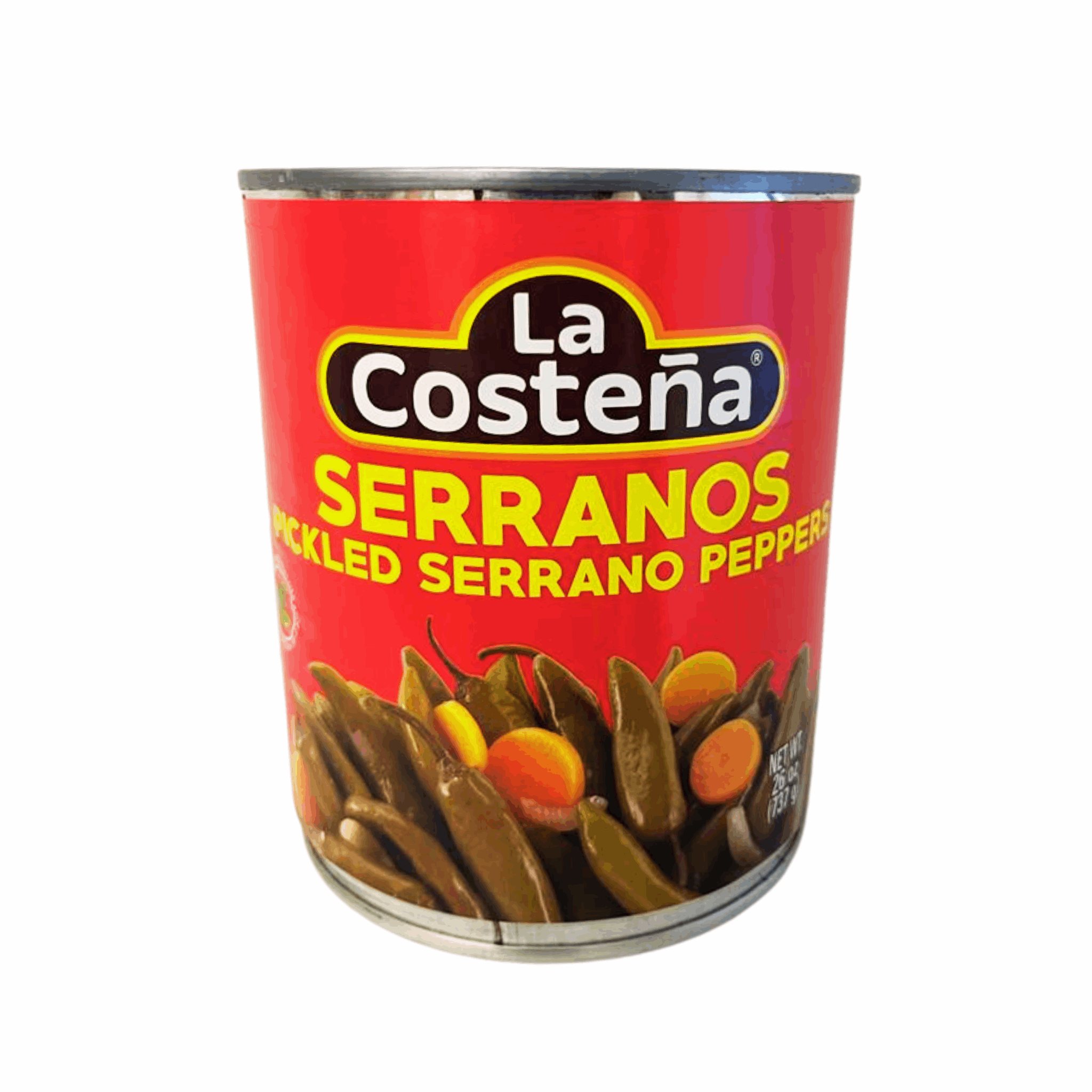 La Costena Serranos 26oz (Case of 24)