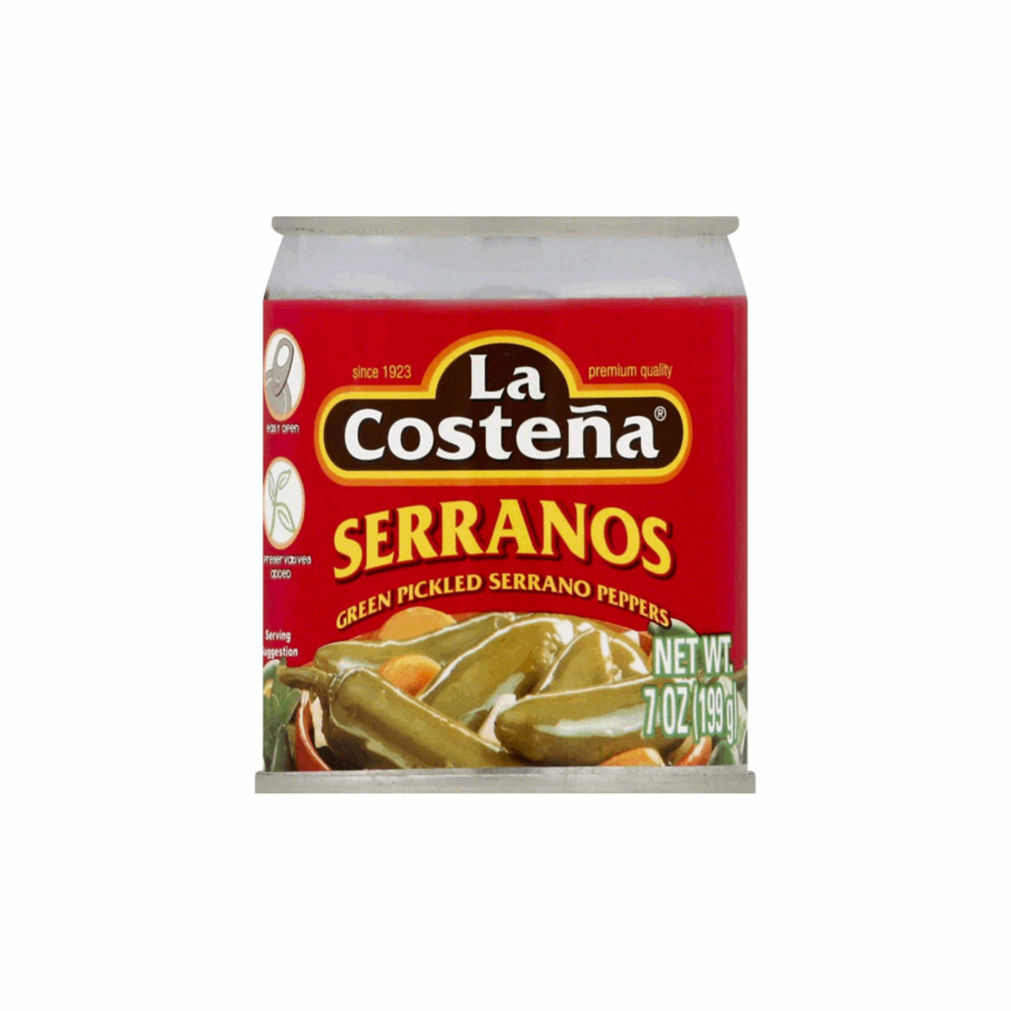 La Costena Serranos 7oz (Case of 24)