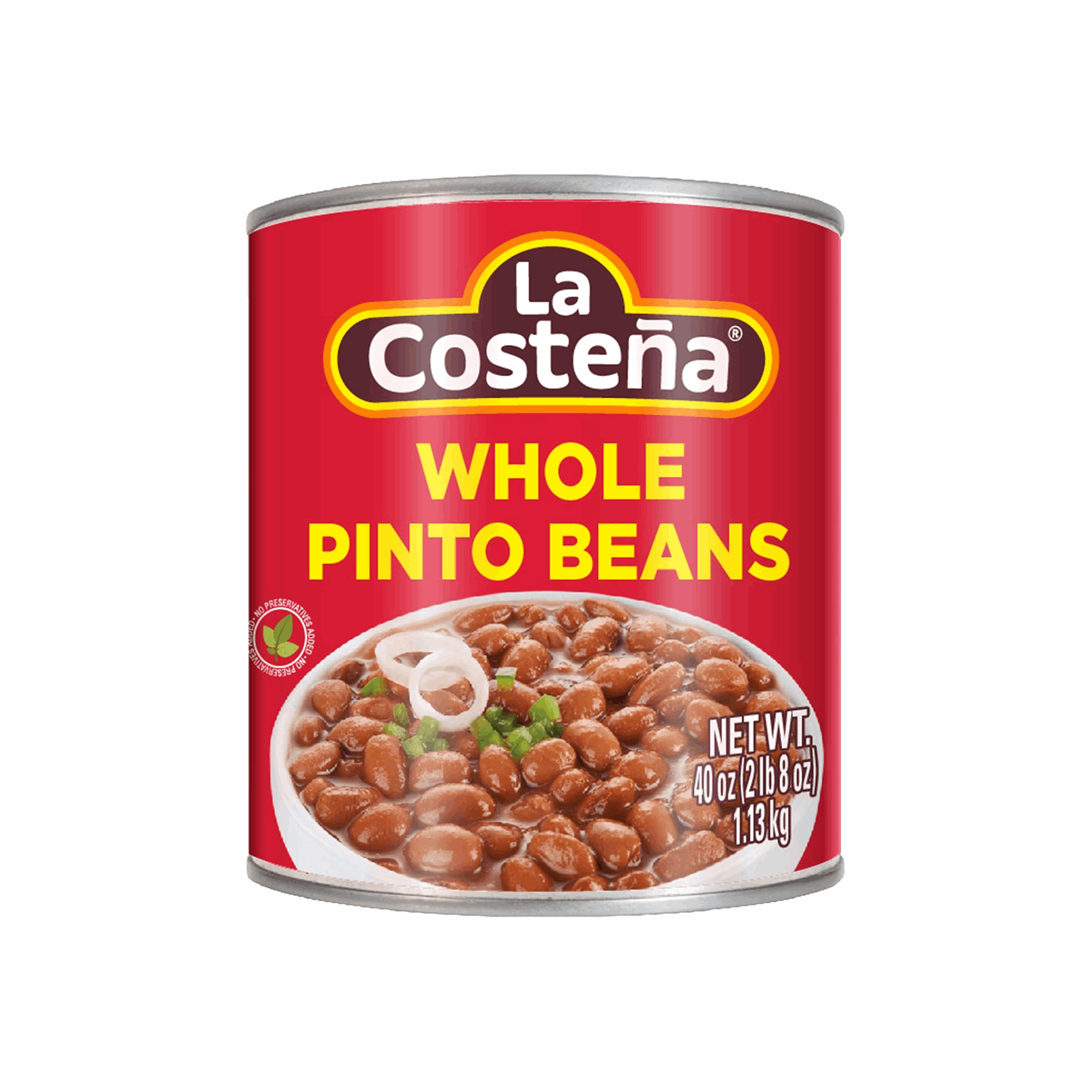 La Costena Whole Pinto Beans 40oz (Case of 12)