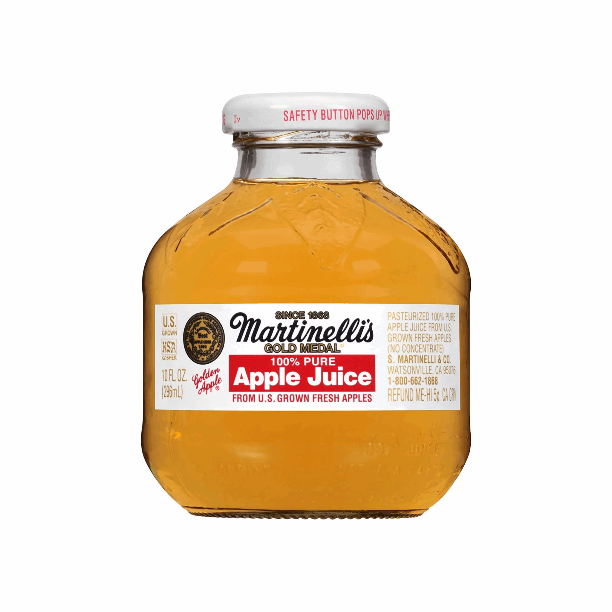 Martinells Apple Juice 10oz (Case of 24)