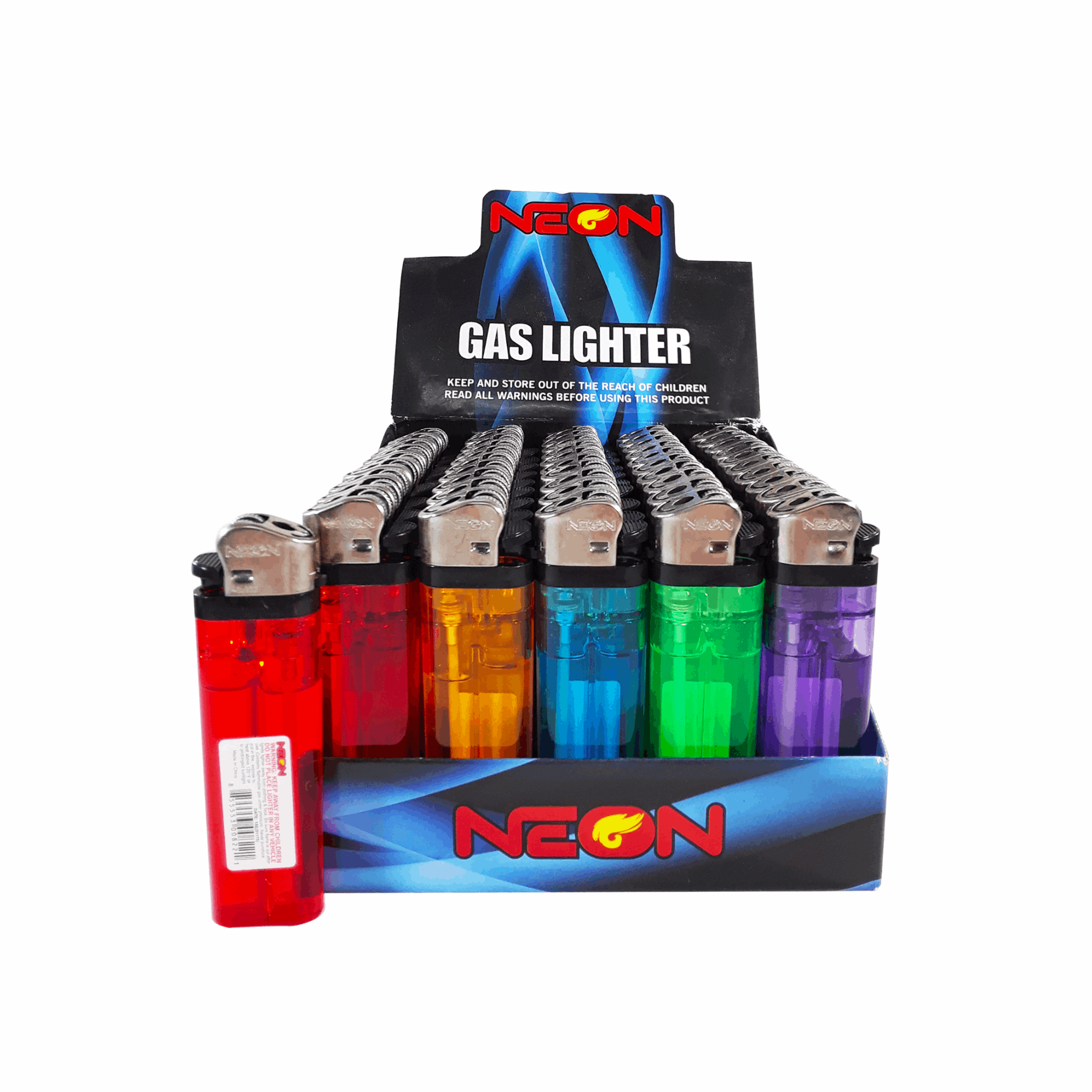 Neon Gas Lighter 50ct