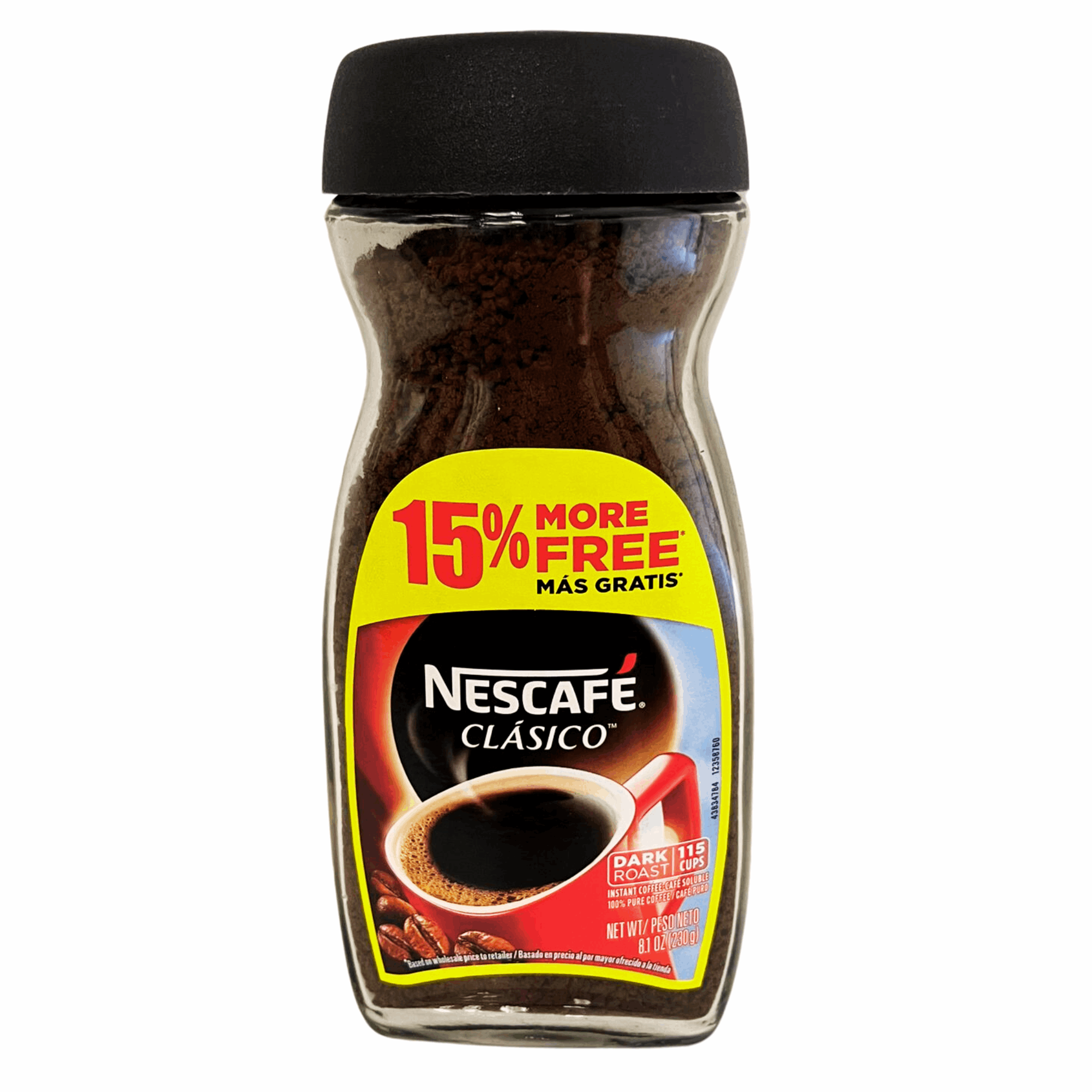 Nescafe Clasico Instant Coffee 225g (Case of 6)