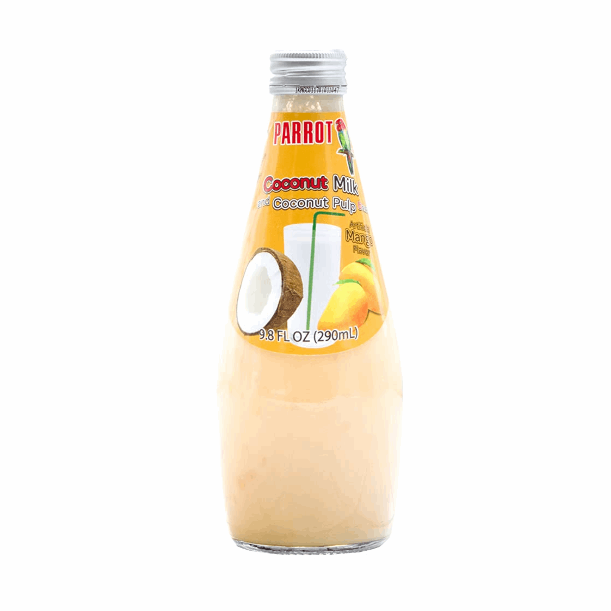 Parrot Glass Coconut Milk Mango 9.8oz (Case of 12)