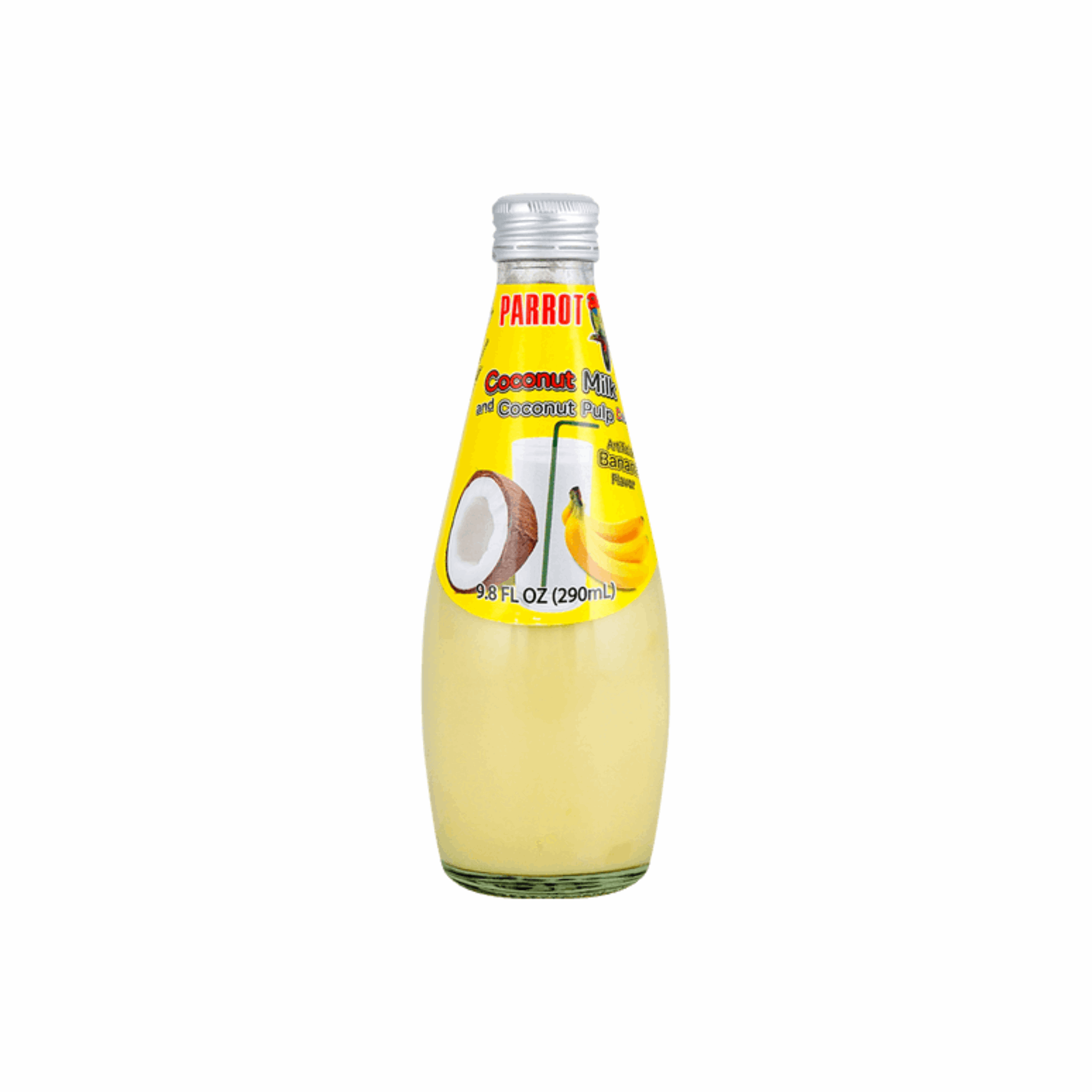 Parrot Glass Coconut Milk Banana 9.8oz (Case of 12)