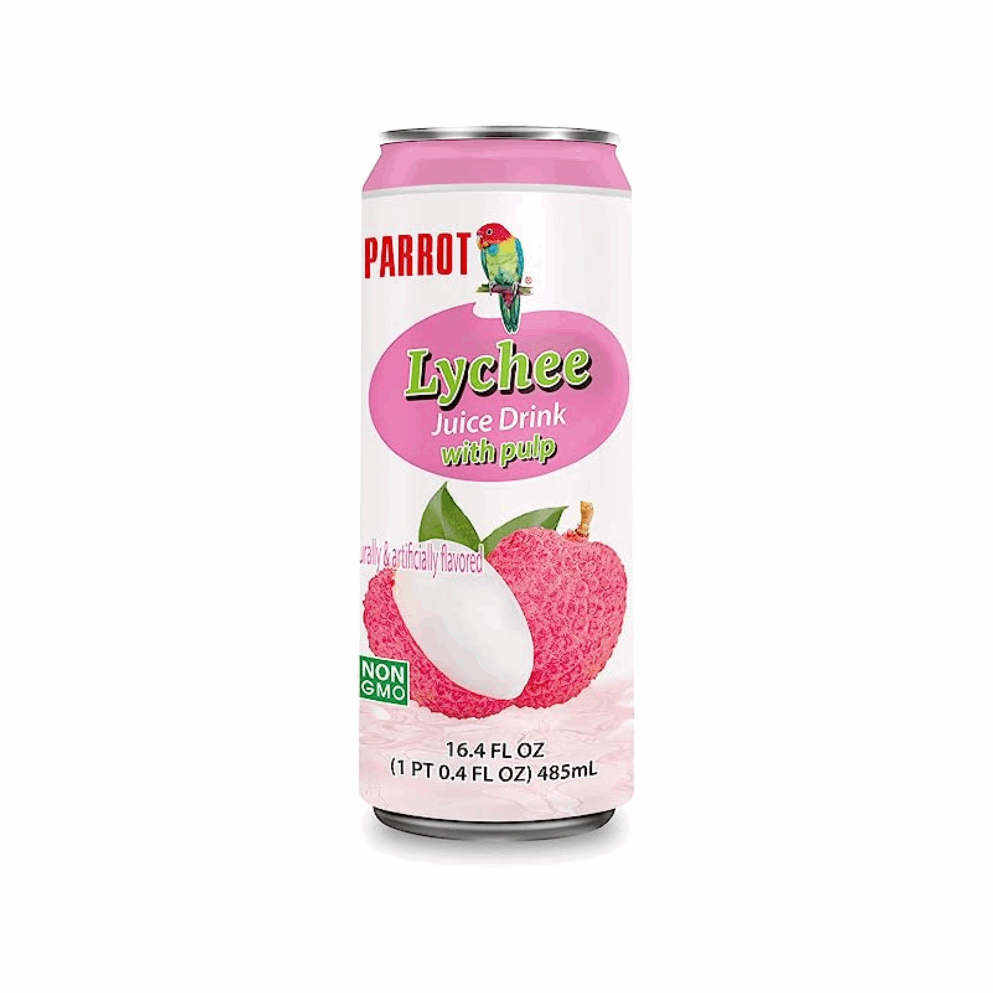 Parrot Can Lychee 16.4oz (Case of 24)