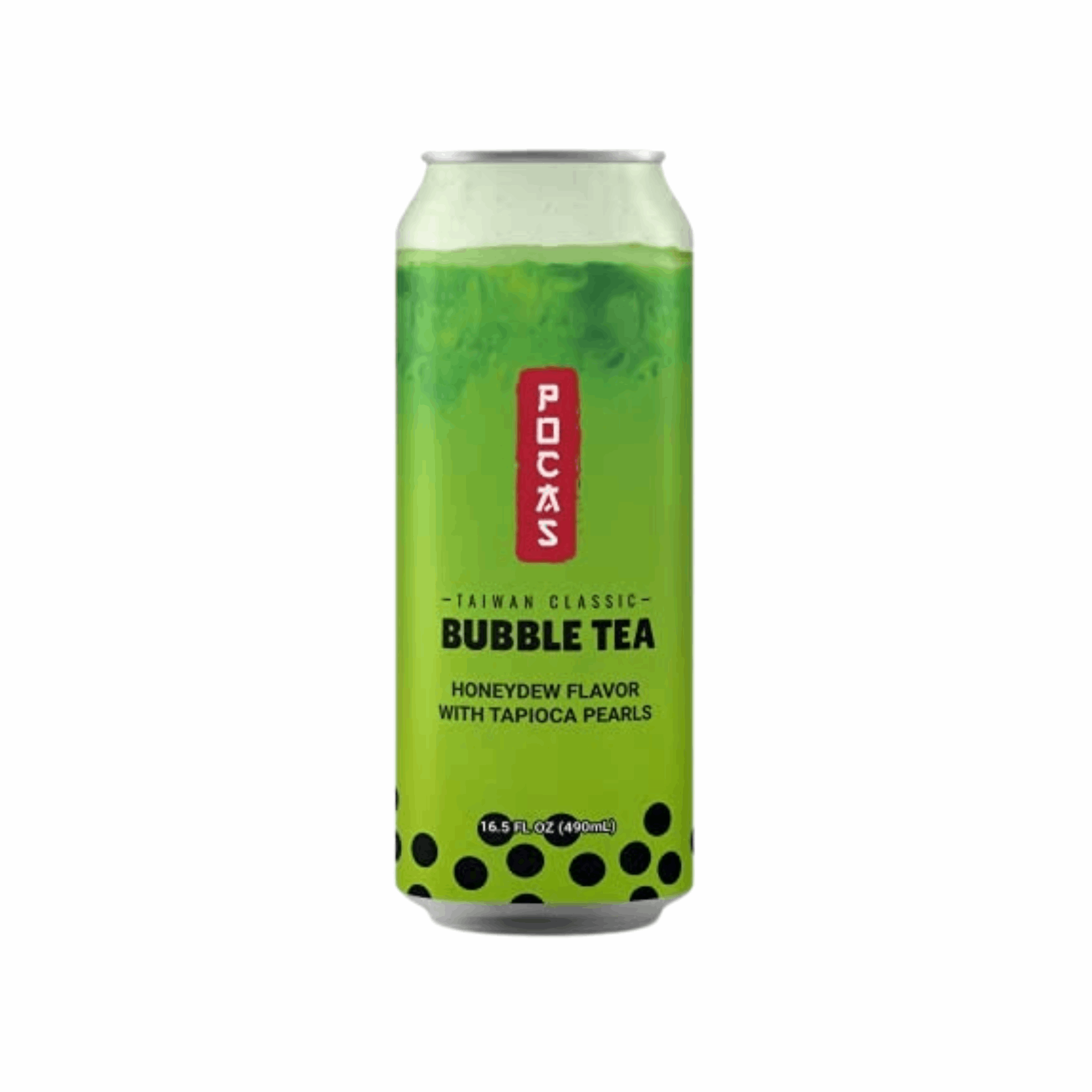 Pocasville Bubble Tea Honeydew 16.5oz (Case of 24)