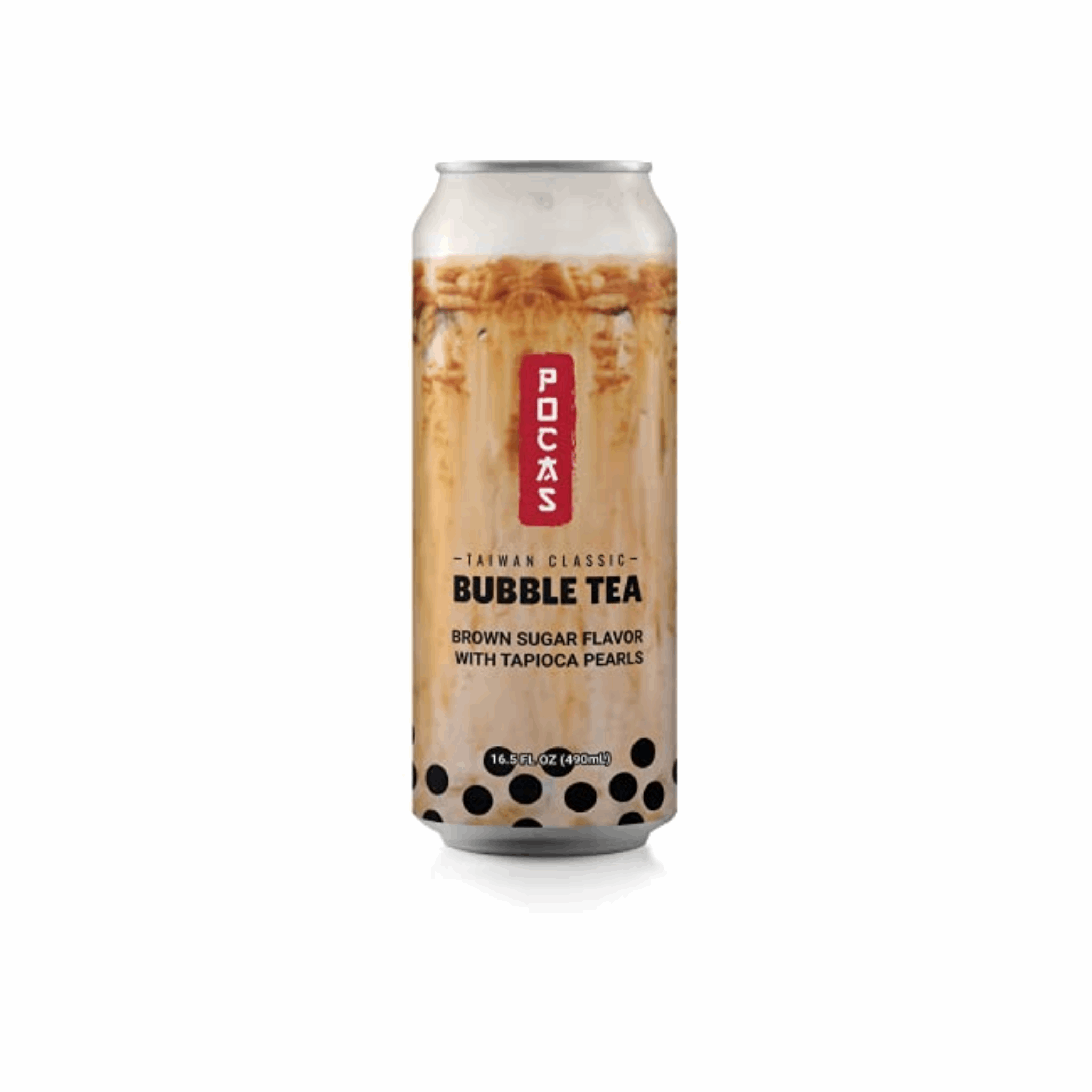 Pocasville Bubble Tea Brown Sugar 16.5oz (Case of 24)