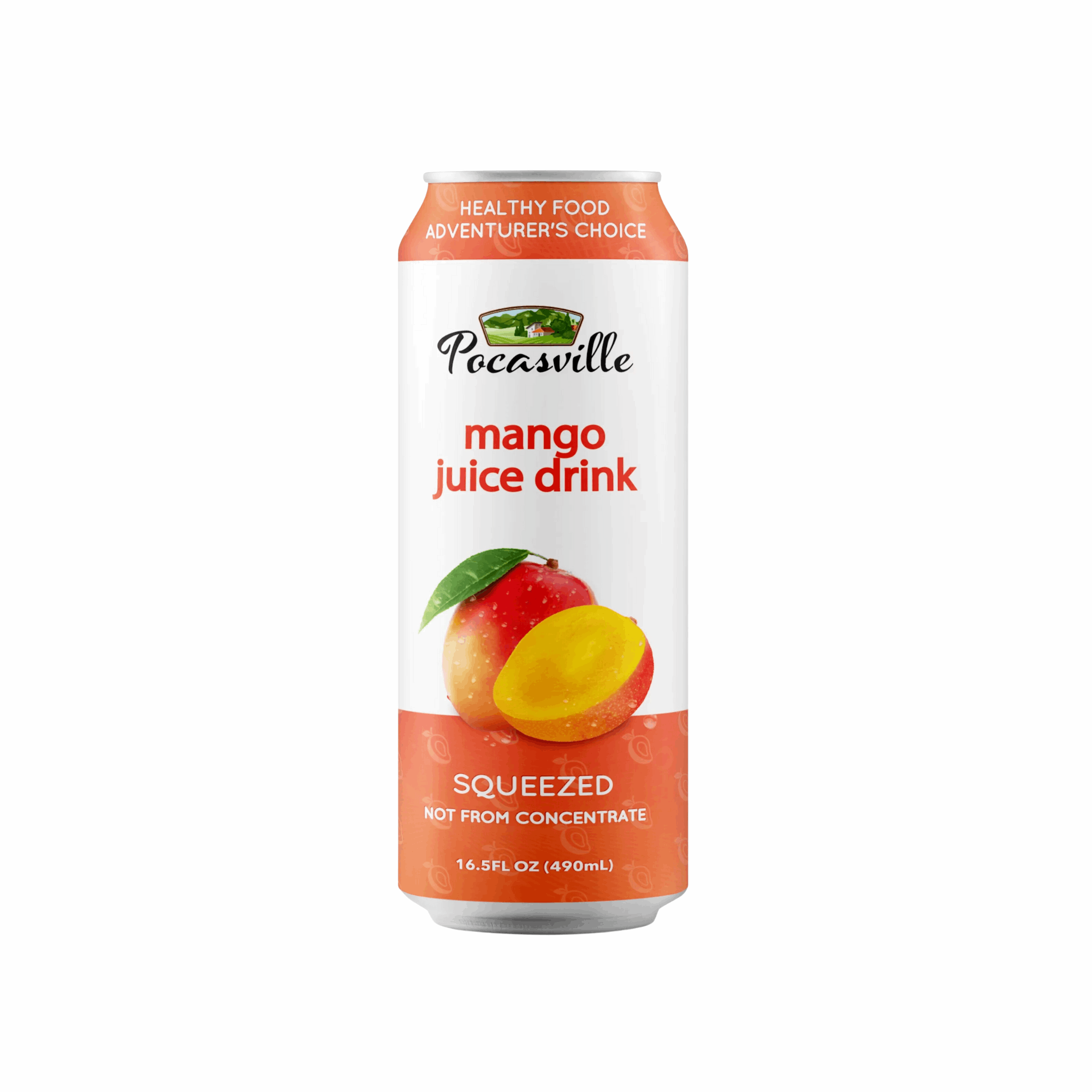 Pocasville Mango Juice 16.5oz (Case of 12)