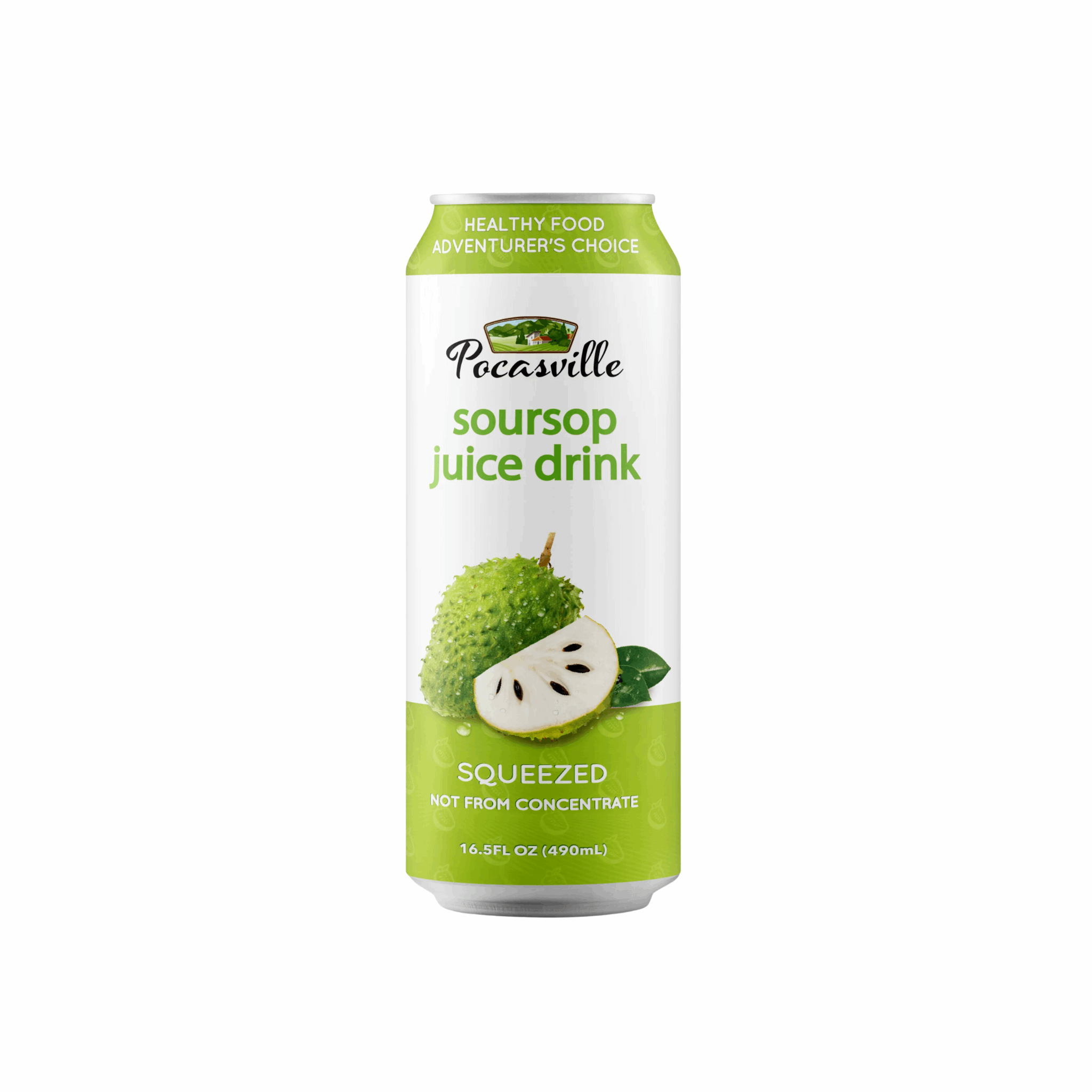 Pocasville Soursop Juice 16.5oz (Case of 12)